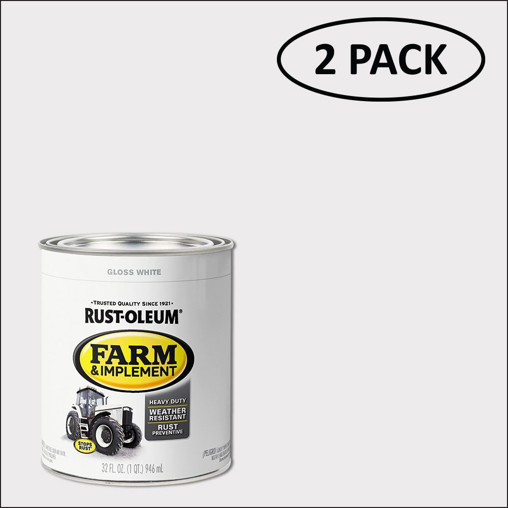 Rust-Oleum 280105SOS Specialty Gloss White Interior/Exterior Oil-based Industrial Enamel Paint ( 1-quart )