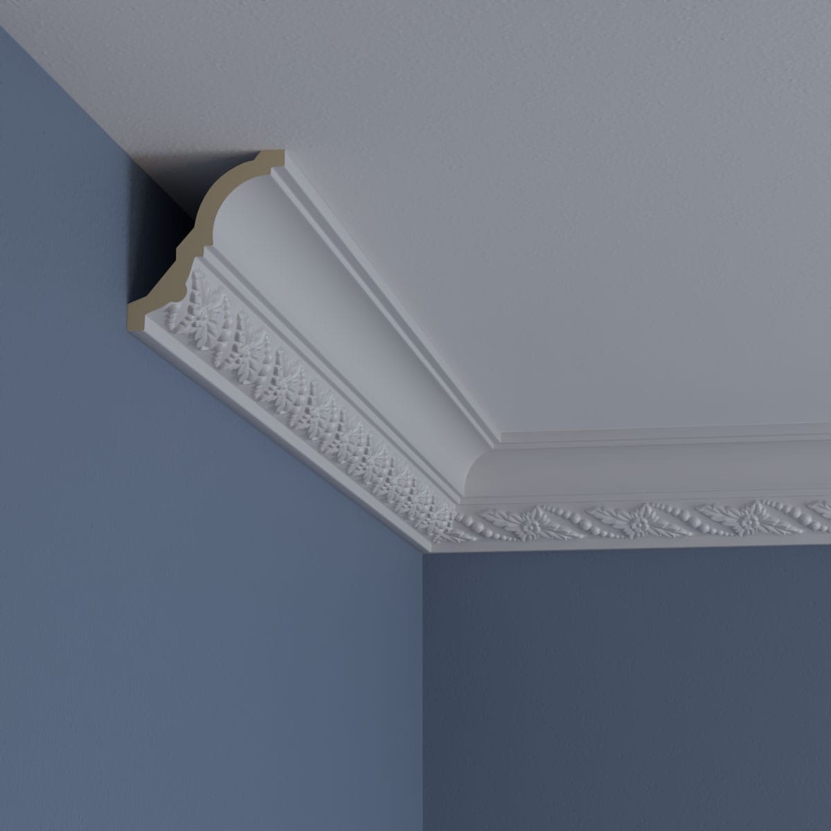 Ekena Millwork MLD03X02X04LT-CASE-2 Crown-Moulding - View #10