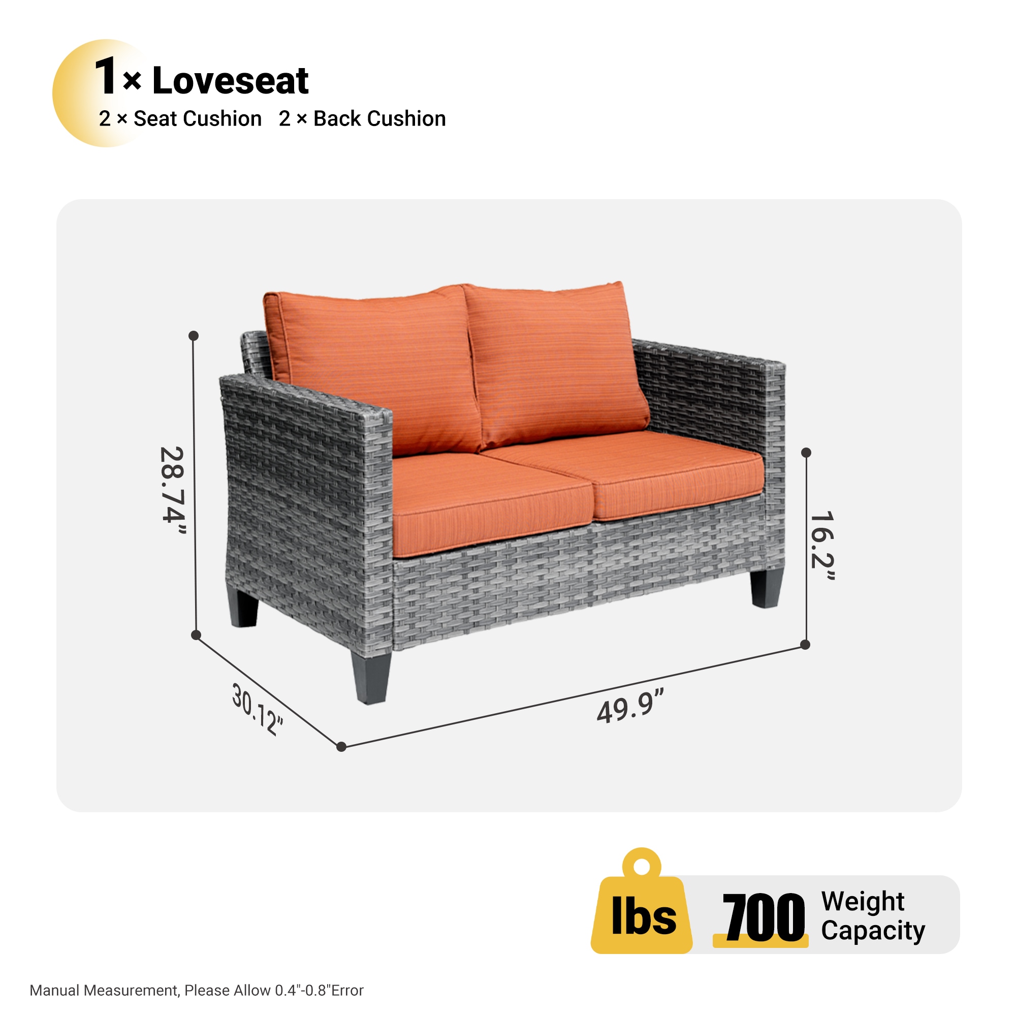 Ovios GRS800-5 Patio-Conversation-Sets - View #6