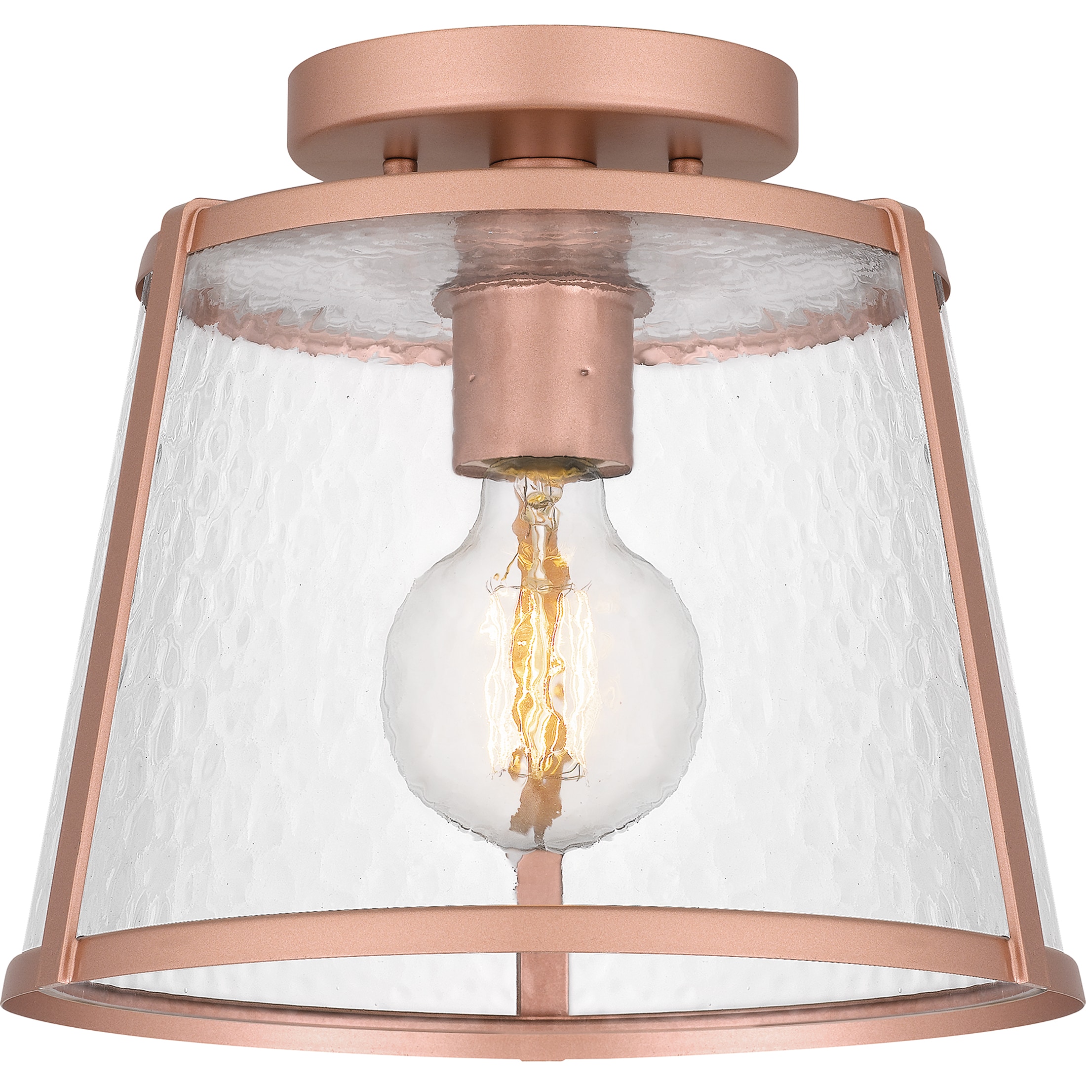 Quoizel QFL5612MRG Labrant 1-Light 10.5-in Matte Gold Semi mount light