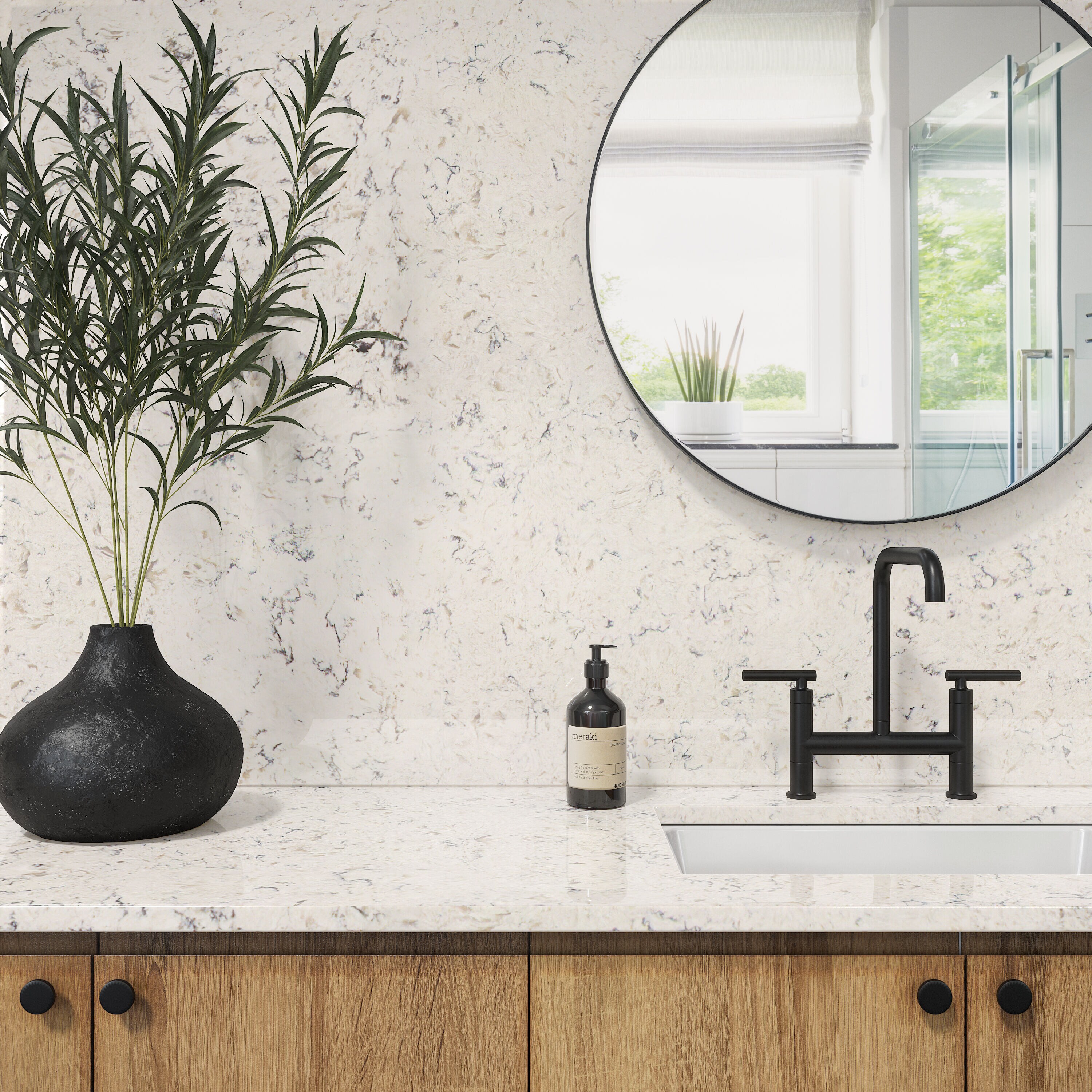 ONE Quartz OQ19SLAB11/4X1L Countertop-Samples - View #5