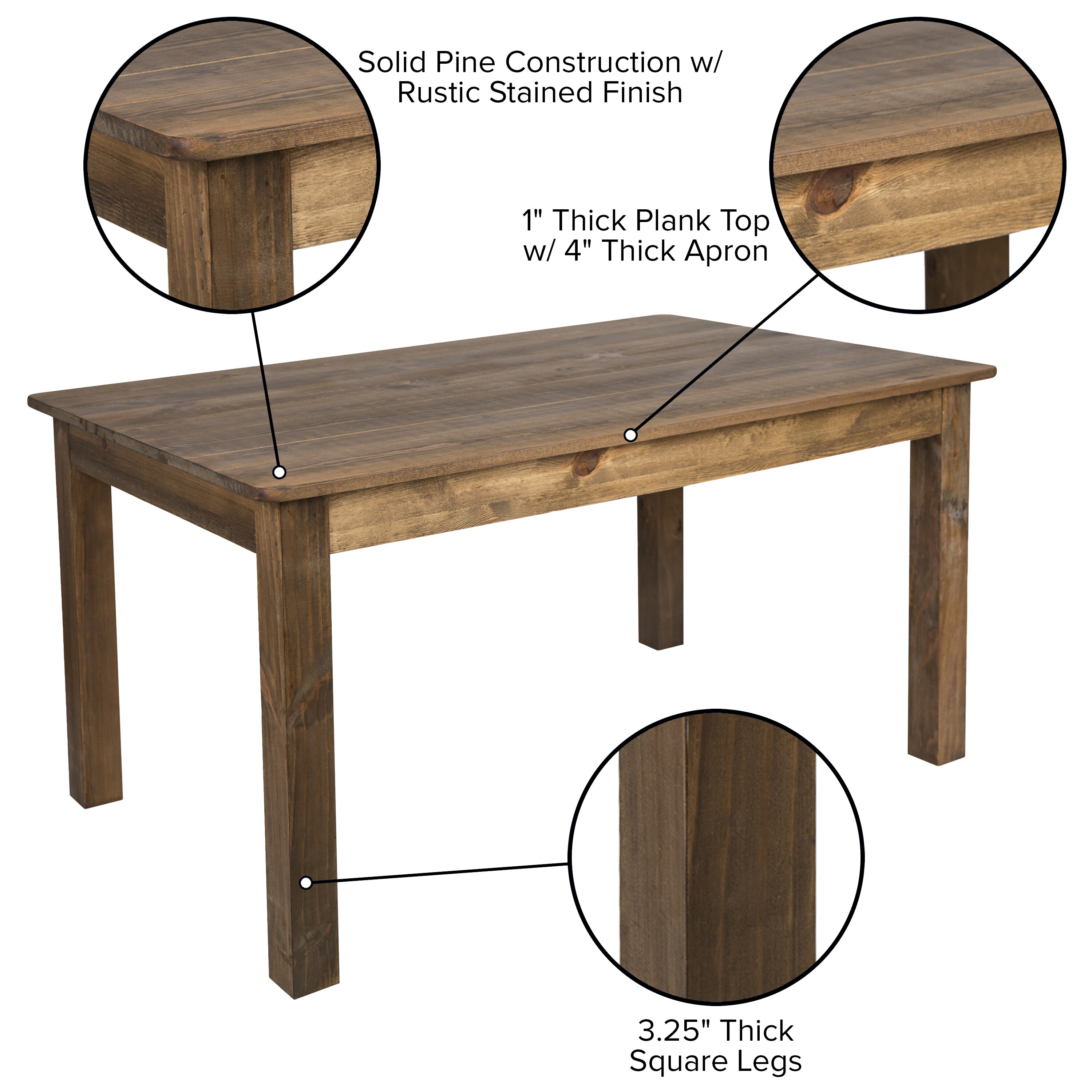 Merrick Lane 889142963189 Dining-Tables - View #4