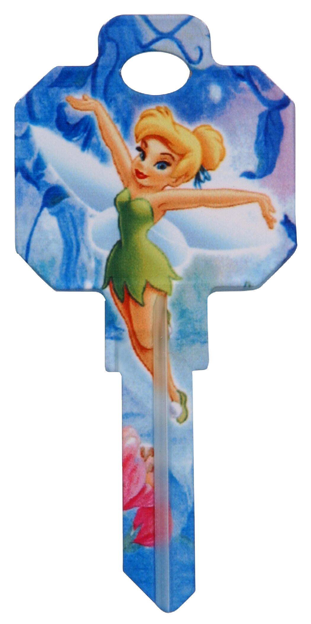 Hillman 94473 Multi-colored Painted Disney Key Brass House/Entry Key Blank