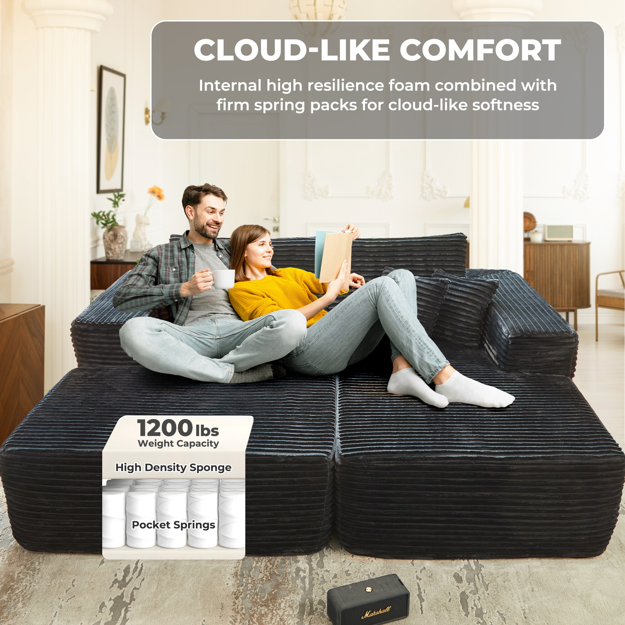 Pouuin SMOMO-430R Sofas-Loveseats - View #5