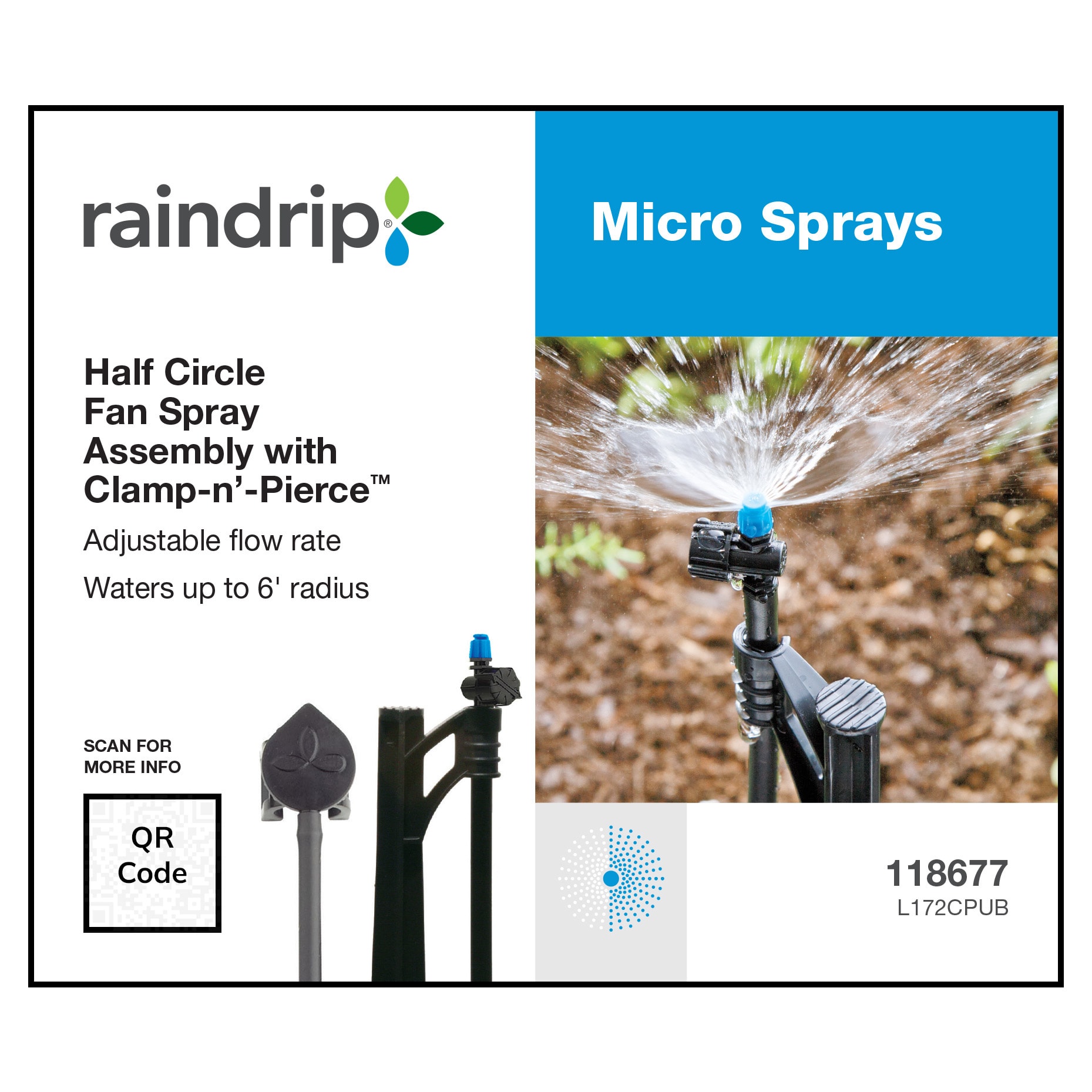 Raindrip L172CPUB Drip-Irrigation-Water-Emitters - View #4