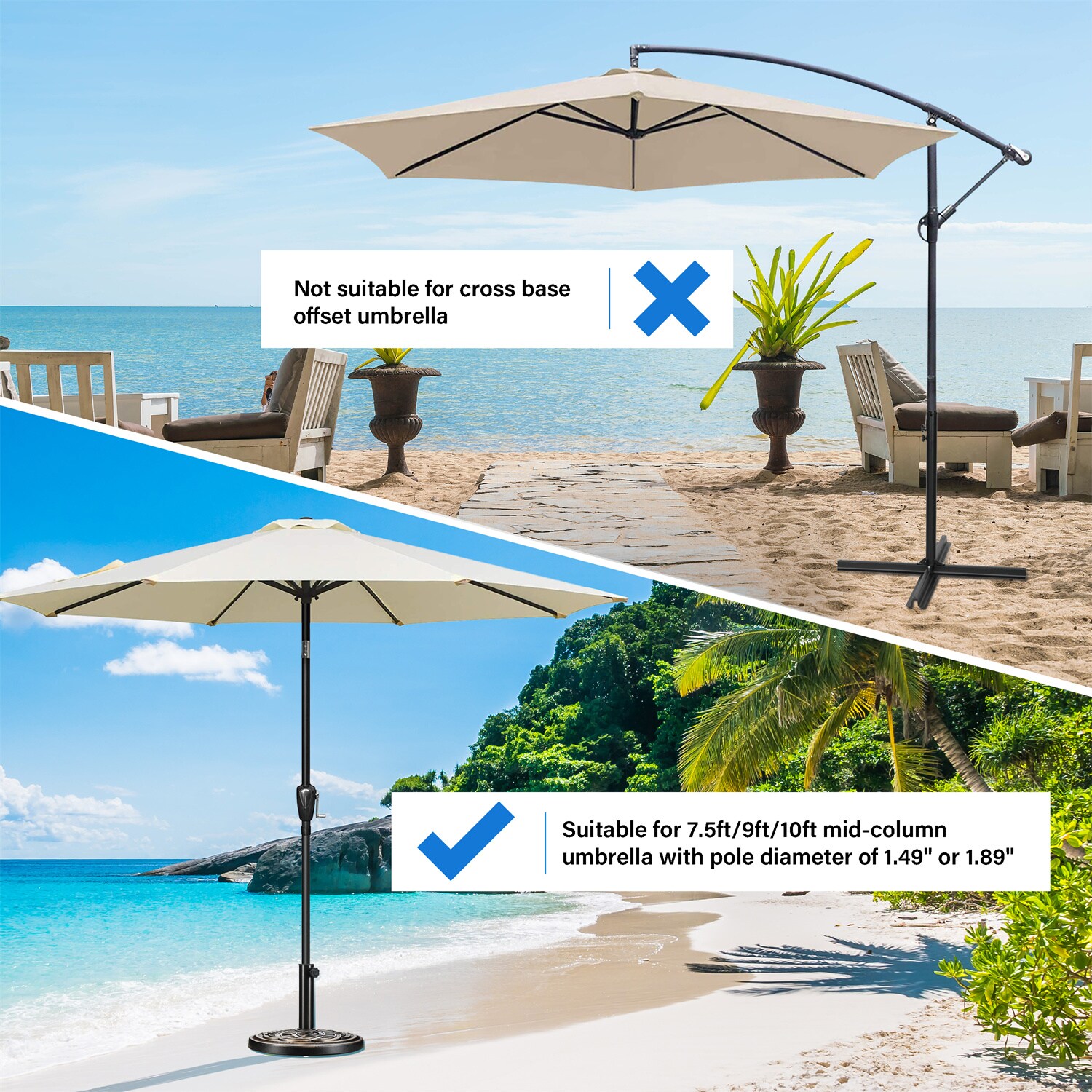 BABOOM BOM-58243-OR Umbrella-Bases - View #4