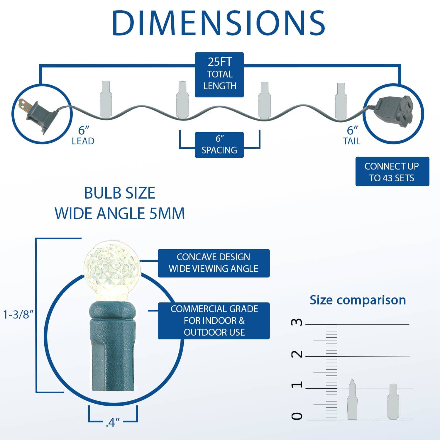 Novelty Lights G12-50-G-MU Patio-String-Lights - View #2