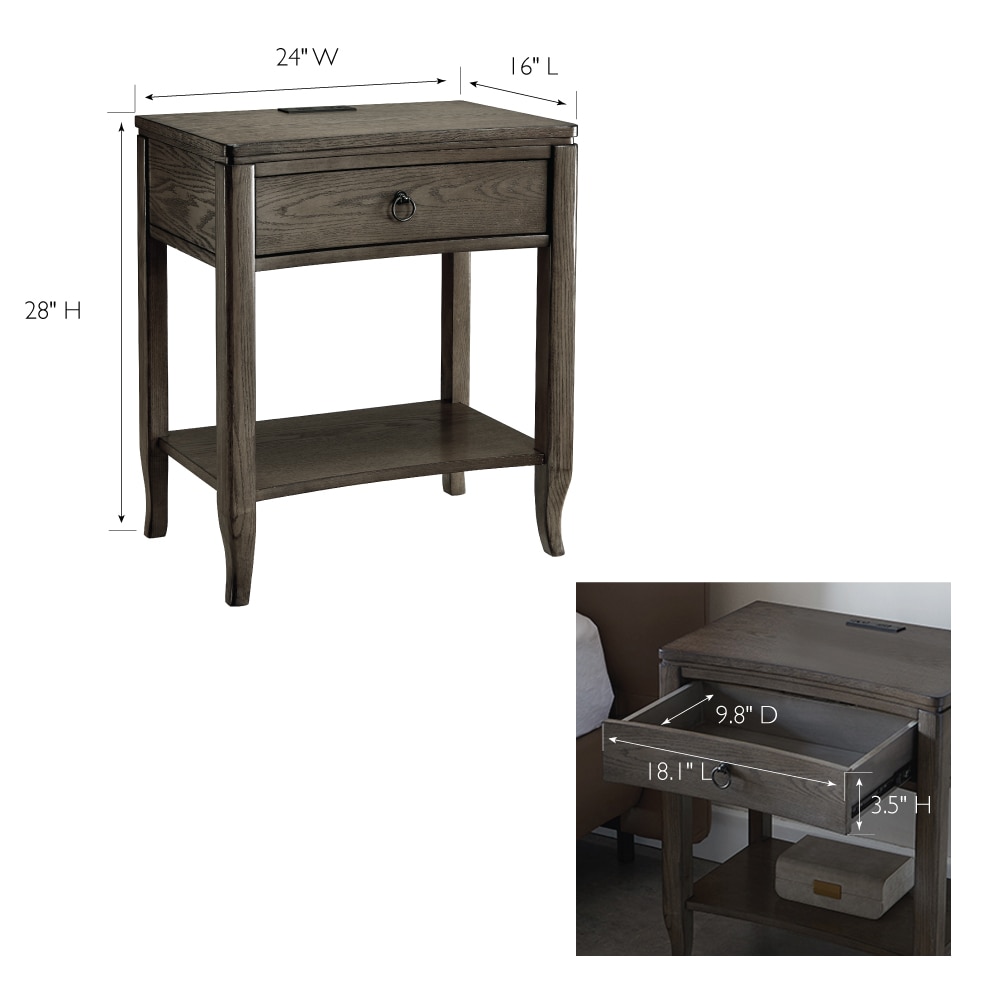 Leick Home 9077-GR nightstands - View #5