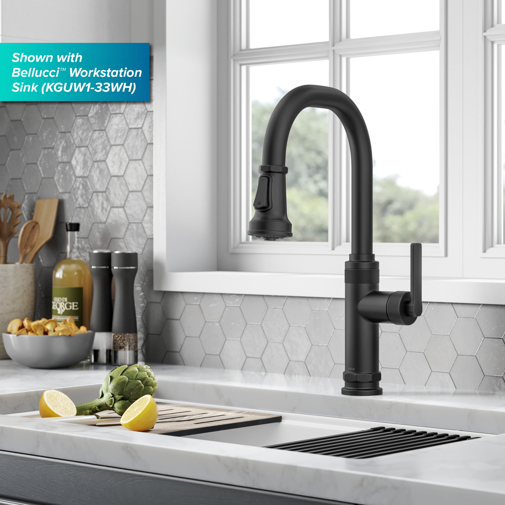 Kraus KPF-4102MB Kitchen-Faucets - View #12