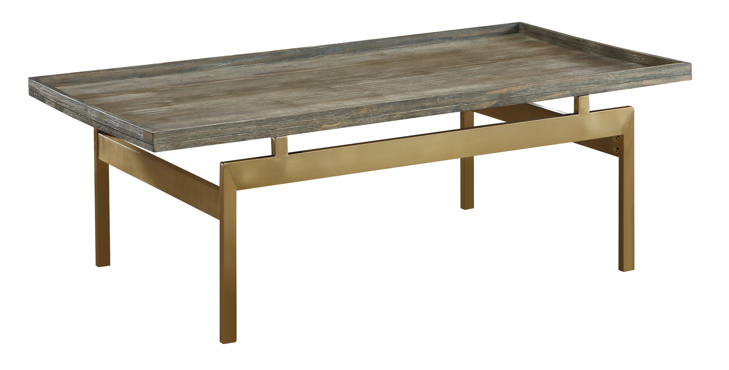 Coast to Coast 13638 Biscayne Weathered Wood Casual Coffee Table