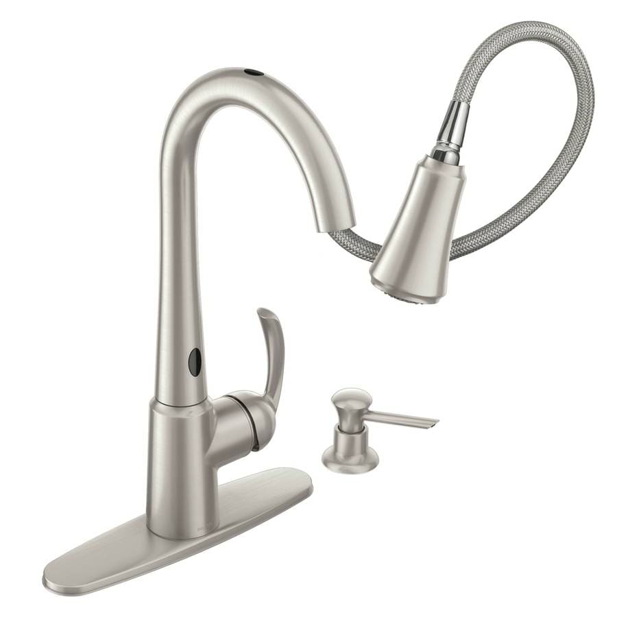 MOEN Robinet de cuisine 1 poignée «Kinzel» - Nickel brossé 87035SRS