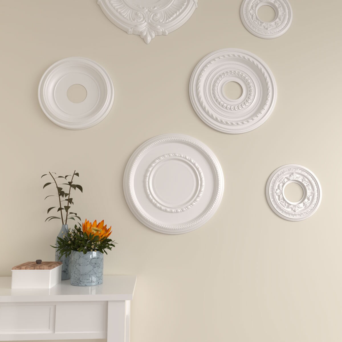 Ekena Millwork CM17FE Ceiling-Medallions - View #6