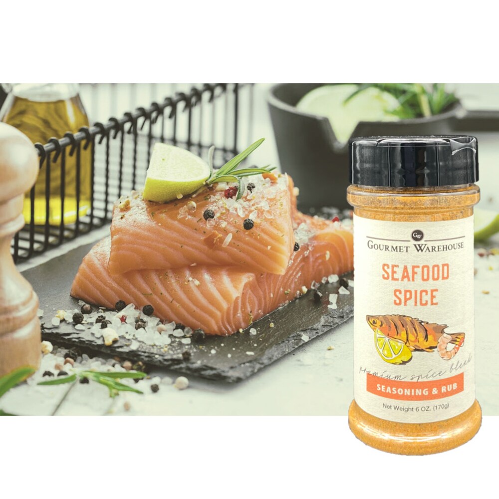 Gourmet Warehouse Spice Rub & Seasoning, Seafood Seasoning - 6 oz