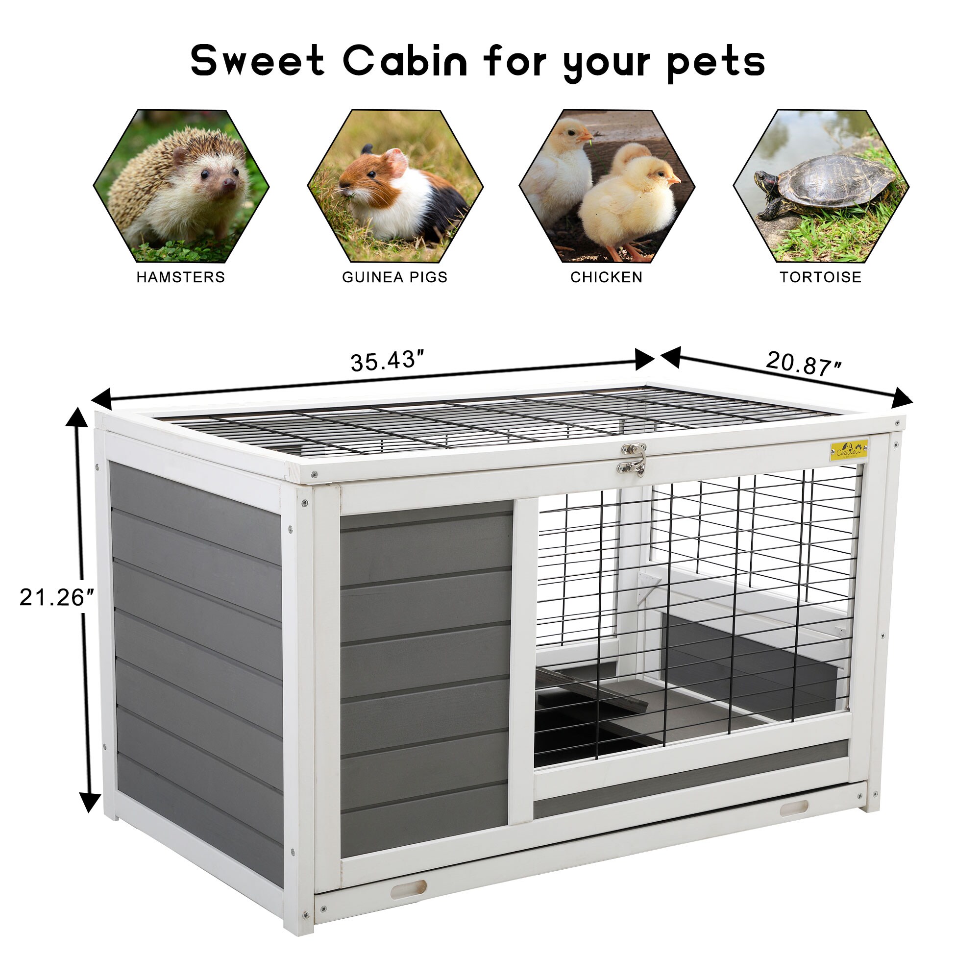 Coziwow CW12G0418-L02 Chicken-Coops-Rabbit-Hutches - View #6