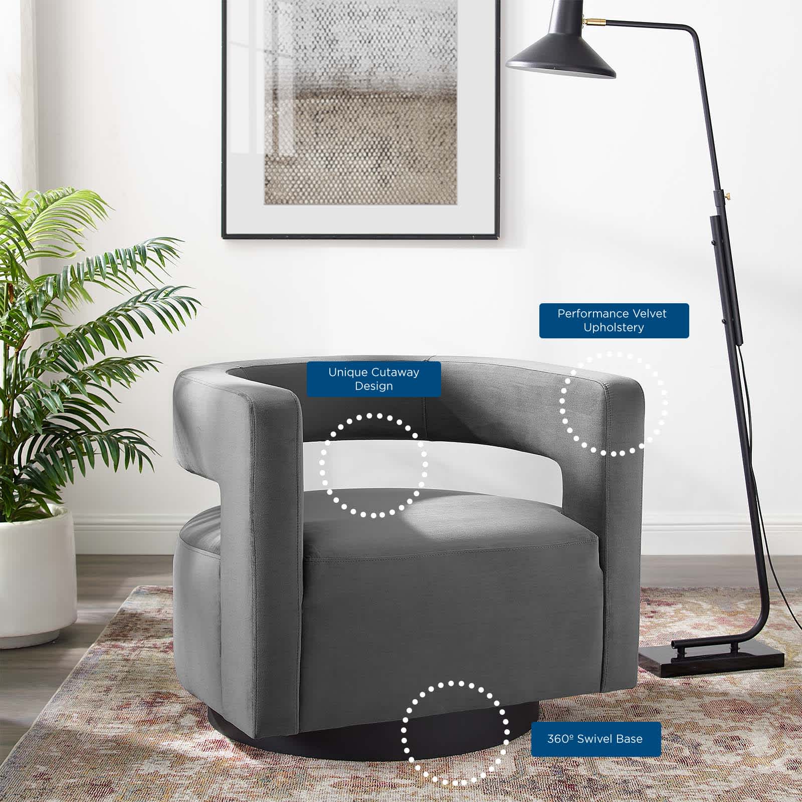 Modway EEI-3947-GRY chairs - View #2
