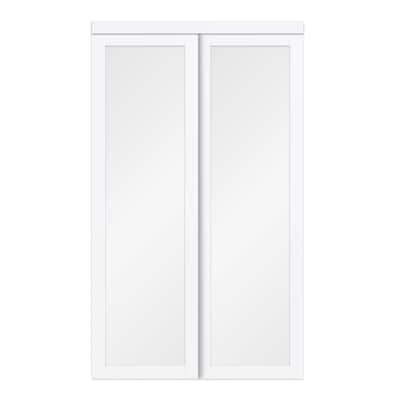Reliabilt Twilight 72 In X 80 White, Truporte Sliding Closet Doors