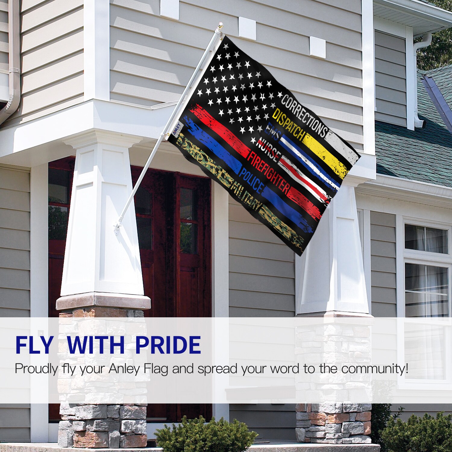 Anley Agender Pride Flag 5 Ft W X 3 Ft H Rainbow Flag In The Decorative Banners Flags Department At Lowes Com