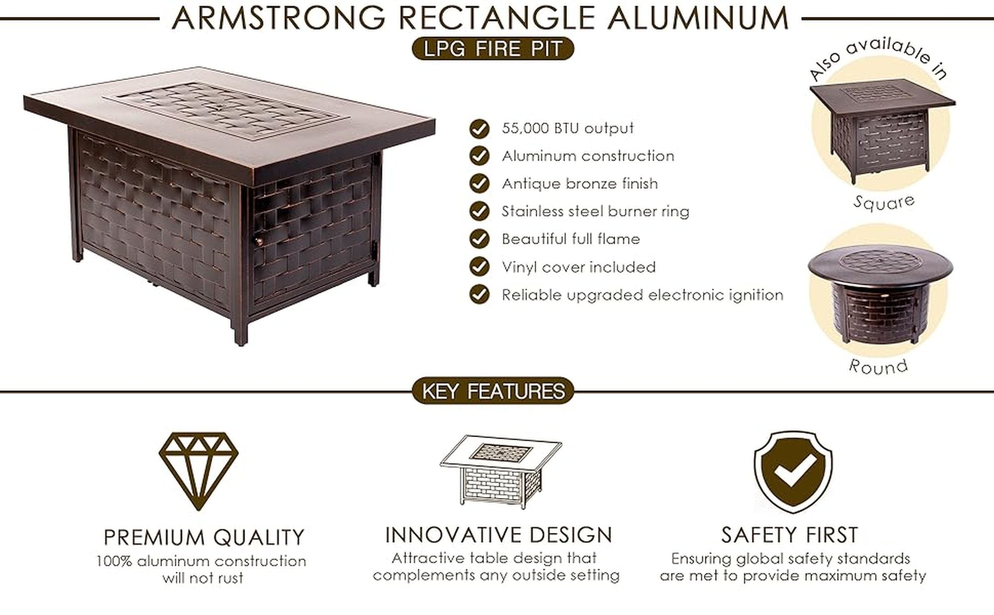 Fire Sense 62745 Outdoor-Gas-Firepits - View #8