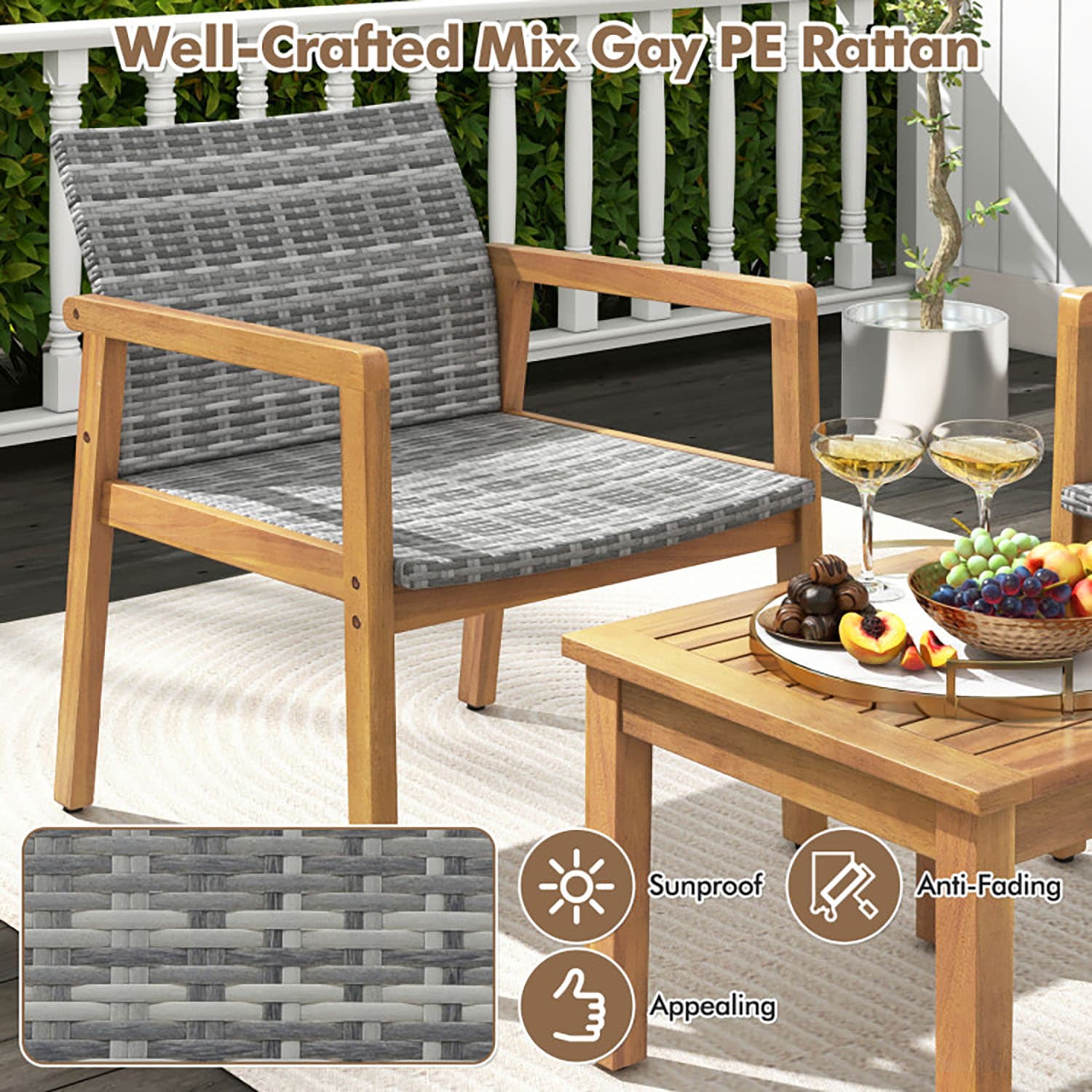 GZMR GZ-IOF-28196 Patio-Conversation-Sets - View #6