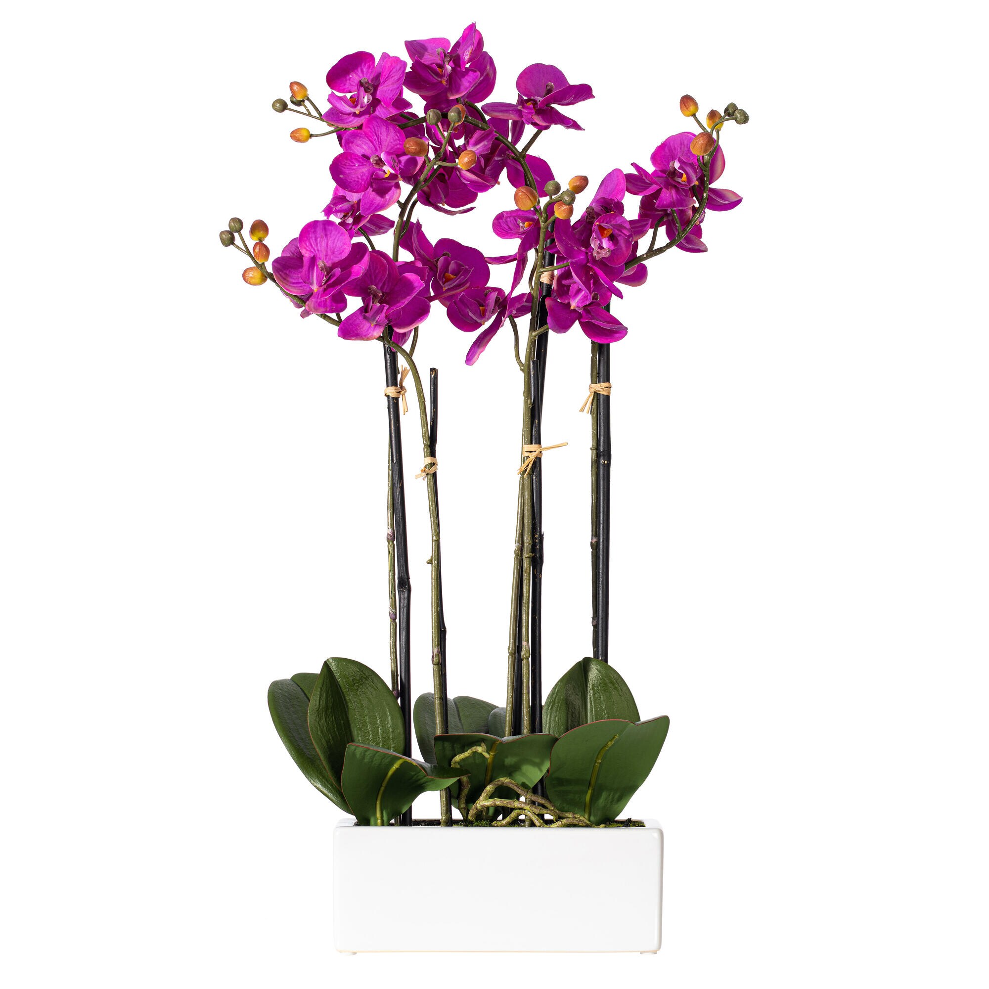 Vickerman FC170601 21-in Purple Indoor Orchid Artificial Flower