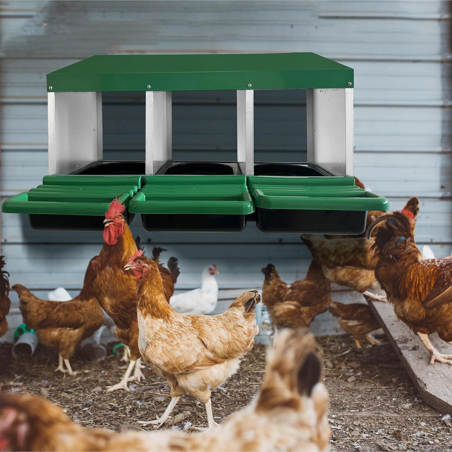 GarveeLife C3H-EYF2X24Q0UXC Chicken-Coops-Rabbit-Hutches - View #6