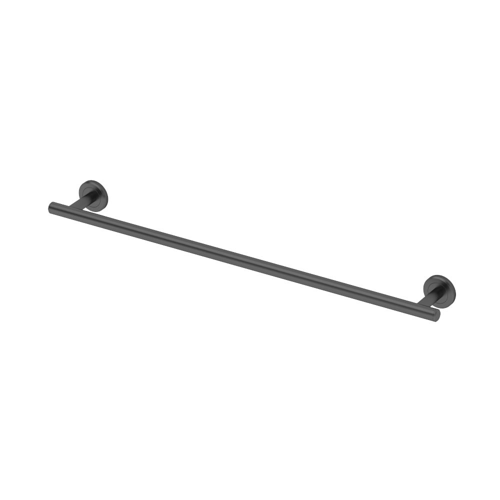 Gatco Latitude 2 24-in Matte Black Wall Mount Single Towel Bar In The ...