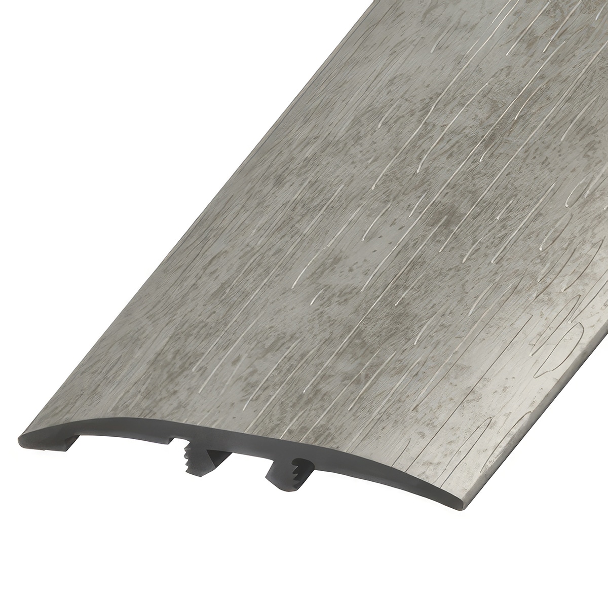 Versatrim SLT-114873 Tones GlueCore Lucida-Tones GlueCore-Greystone 0.25-in T x 2-in W x 94-in L PVC 3-in-1 T-moulding/Reducer/Endcap
