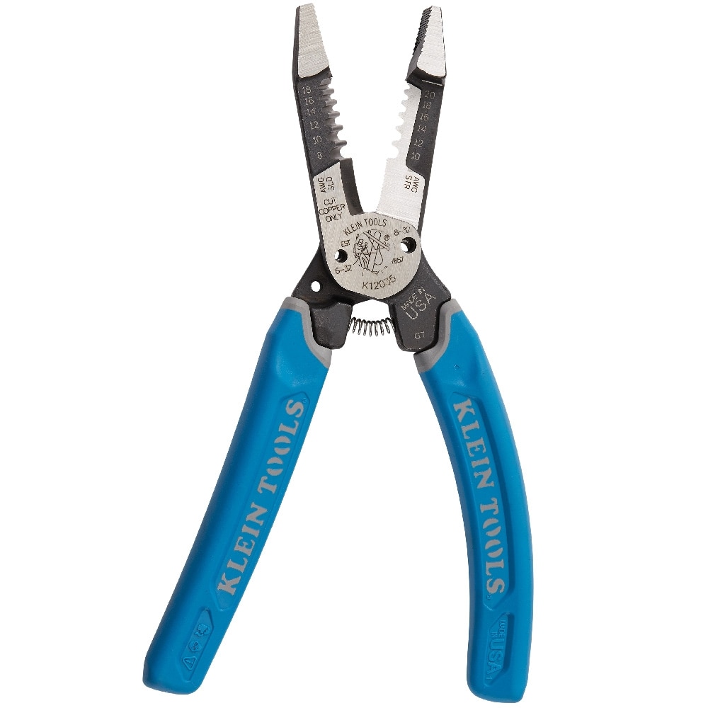 Klein Tools K12035SEN Klein-Kurve Heavy-Duty Wire Stripper 8-20 AWG