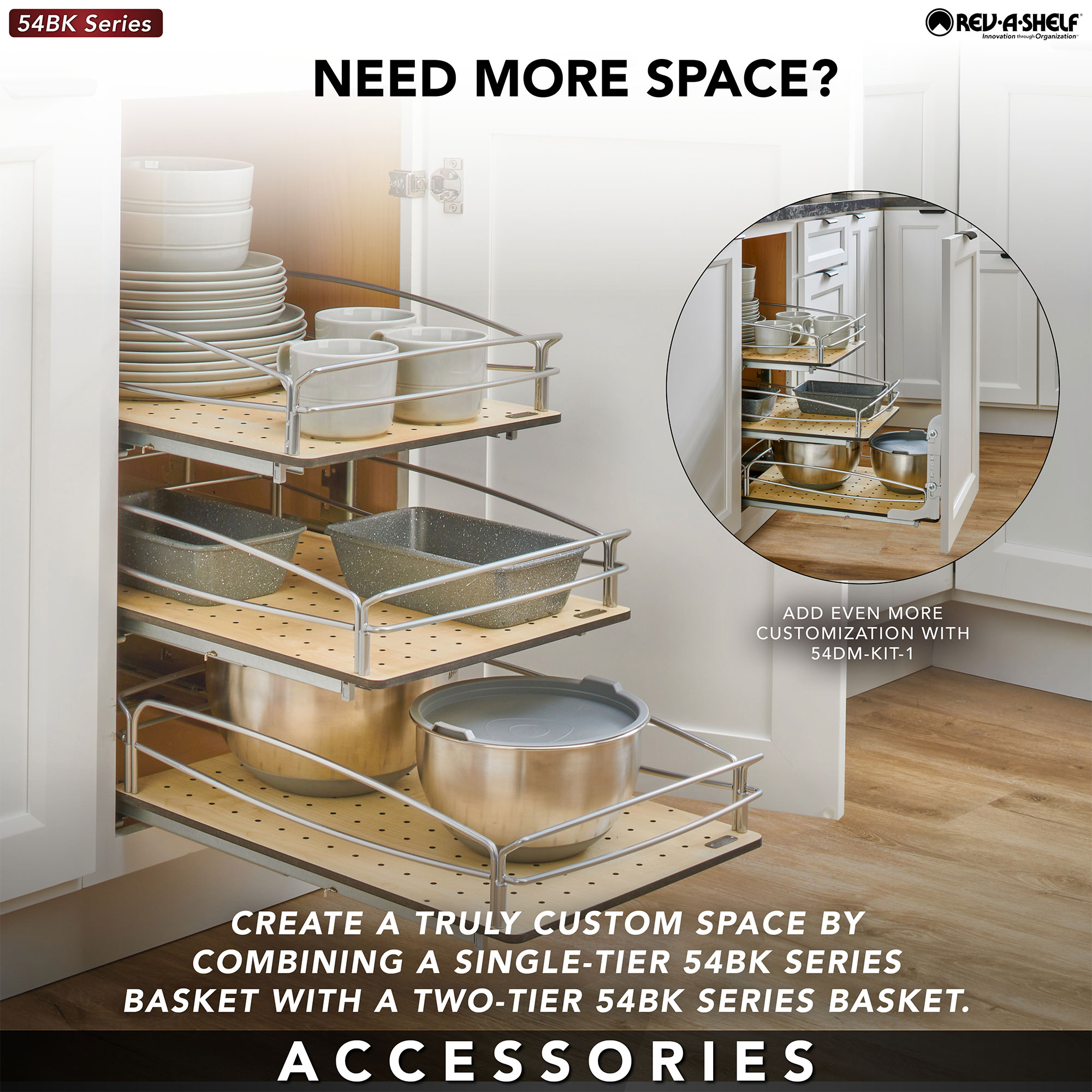 Rev-A-Shelf 54BK-15SC-1 Drawer-Organizers - View #8