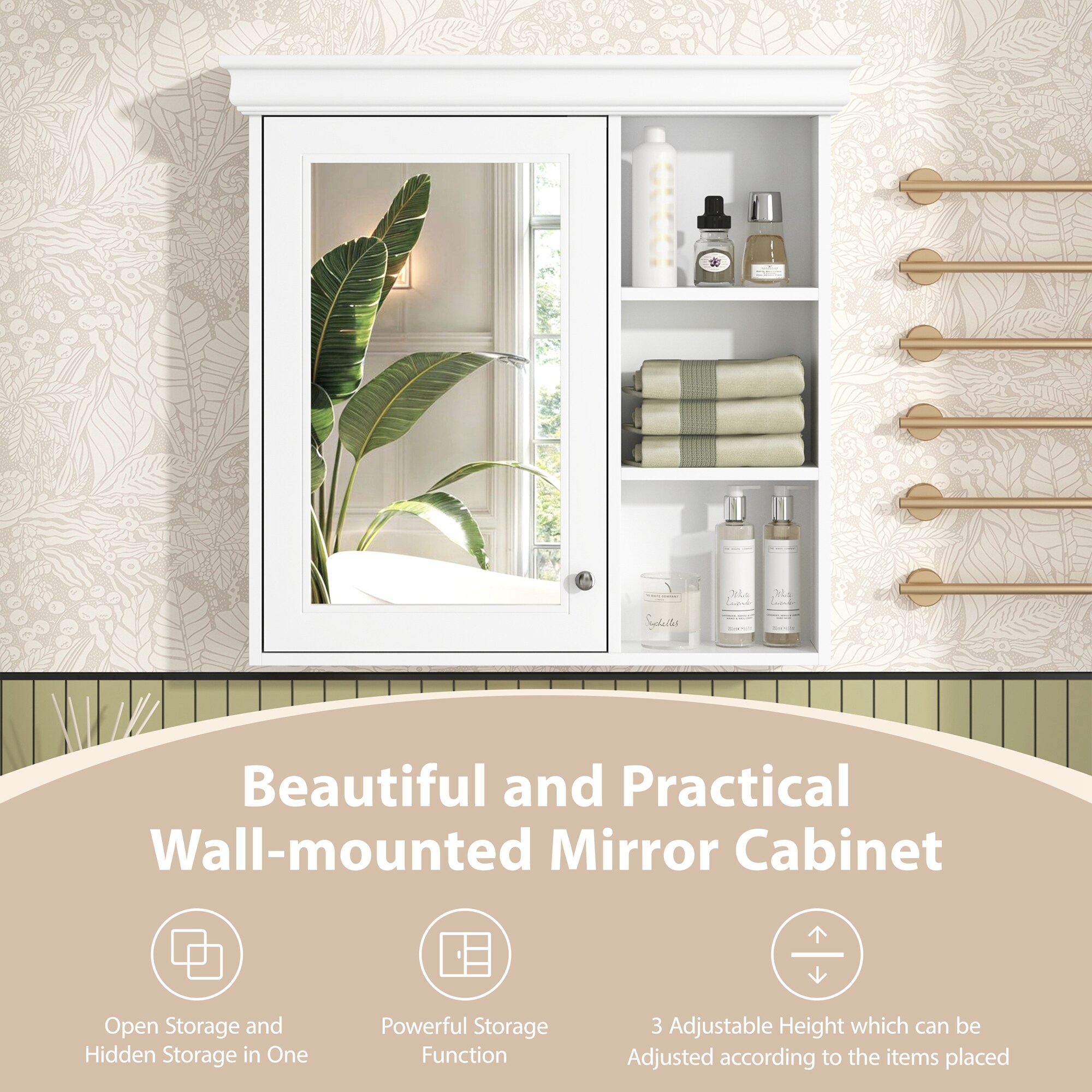 Forclover HBV-B062223 Bathroom-Medicine-Cabinets - View #6