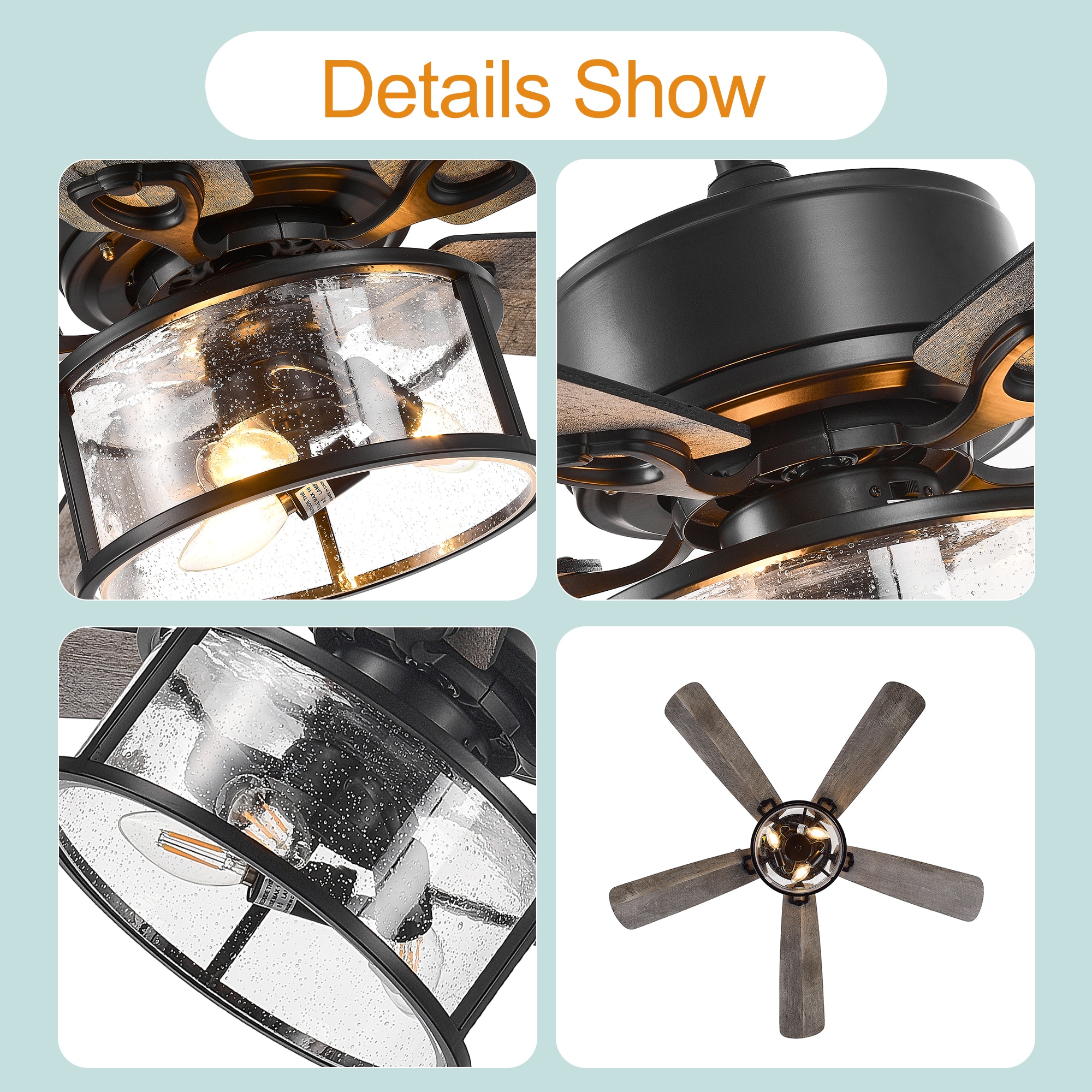 Breezary 23N04-BLK Ceiling-Fans - View #8