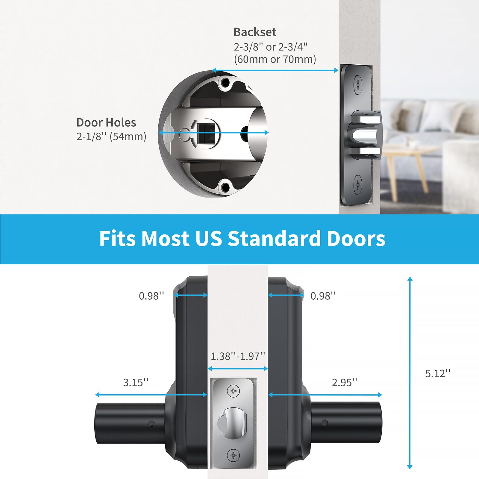 Ahfiwaso LAH0712H023 Electronic-Door-Locks - View #7