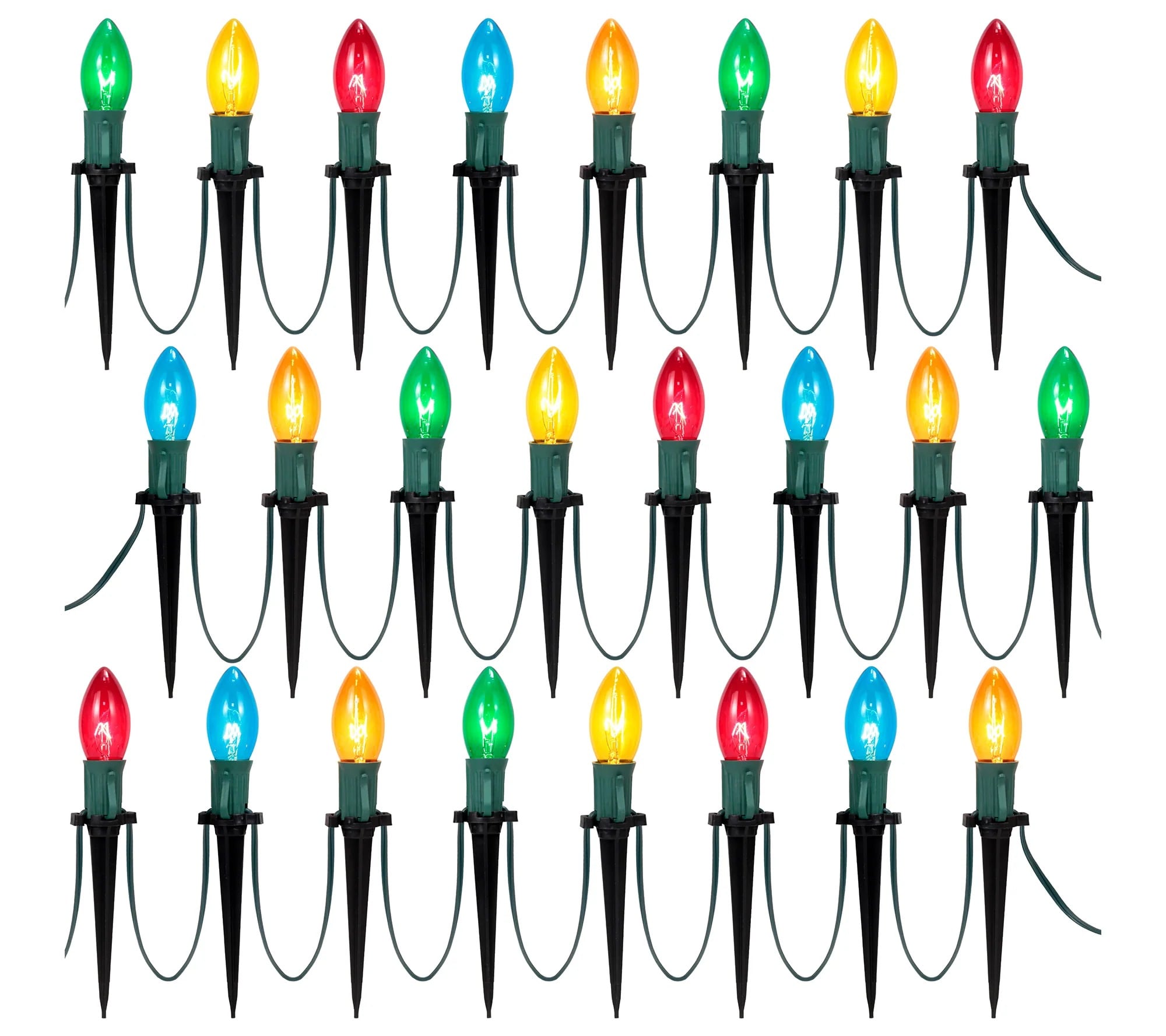 Joyfy 31420-B 24 -Marker White (no theme) Christmas Pathway Markers