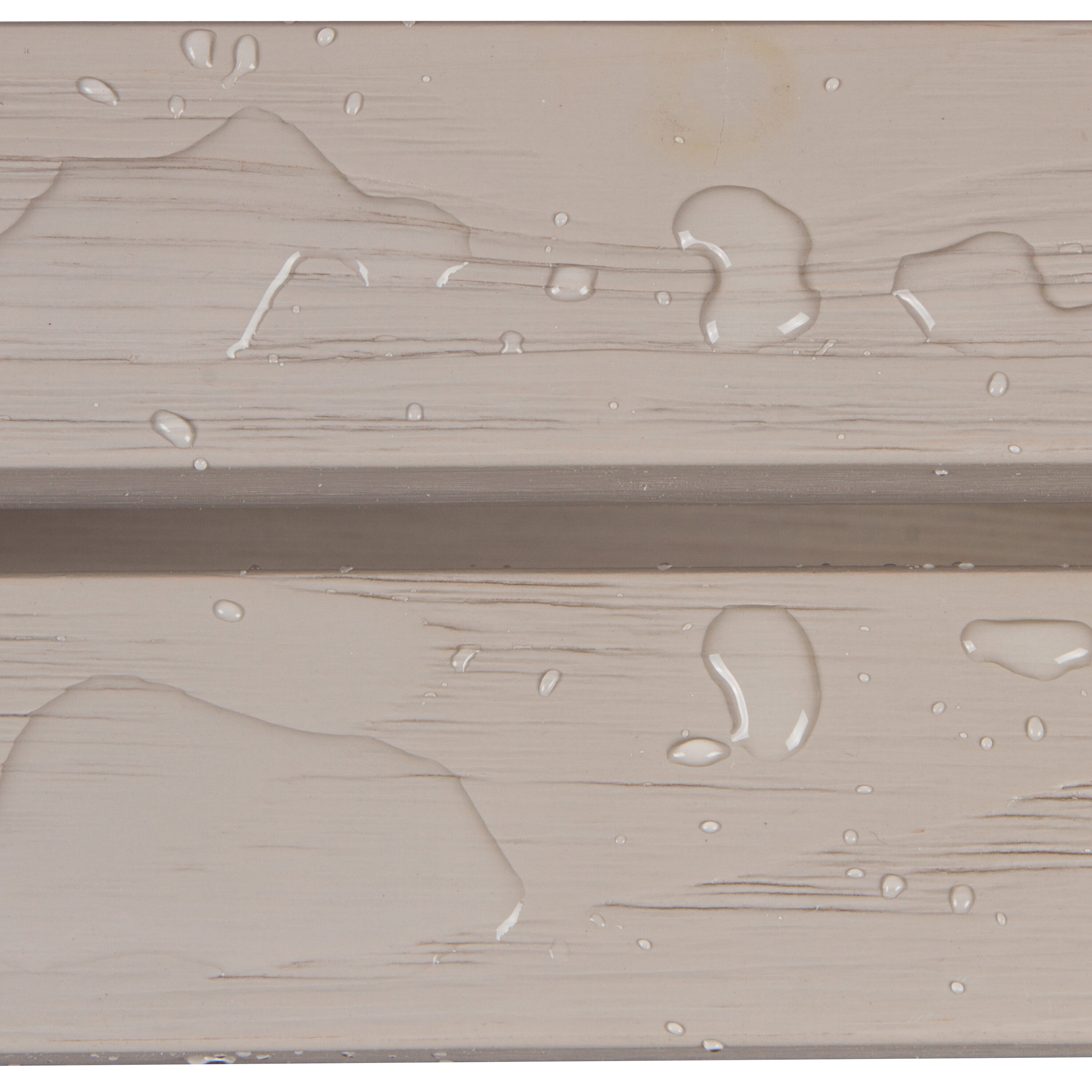 Gray Cedar Wood Rectangular Indoor/Outdoor Side Table