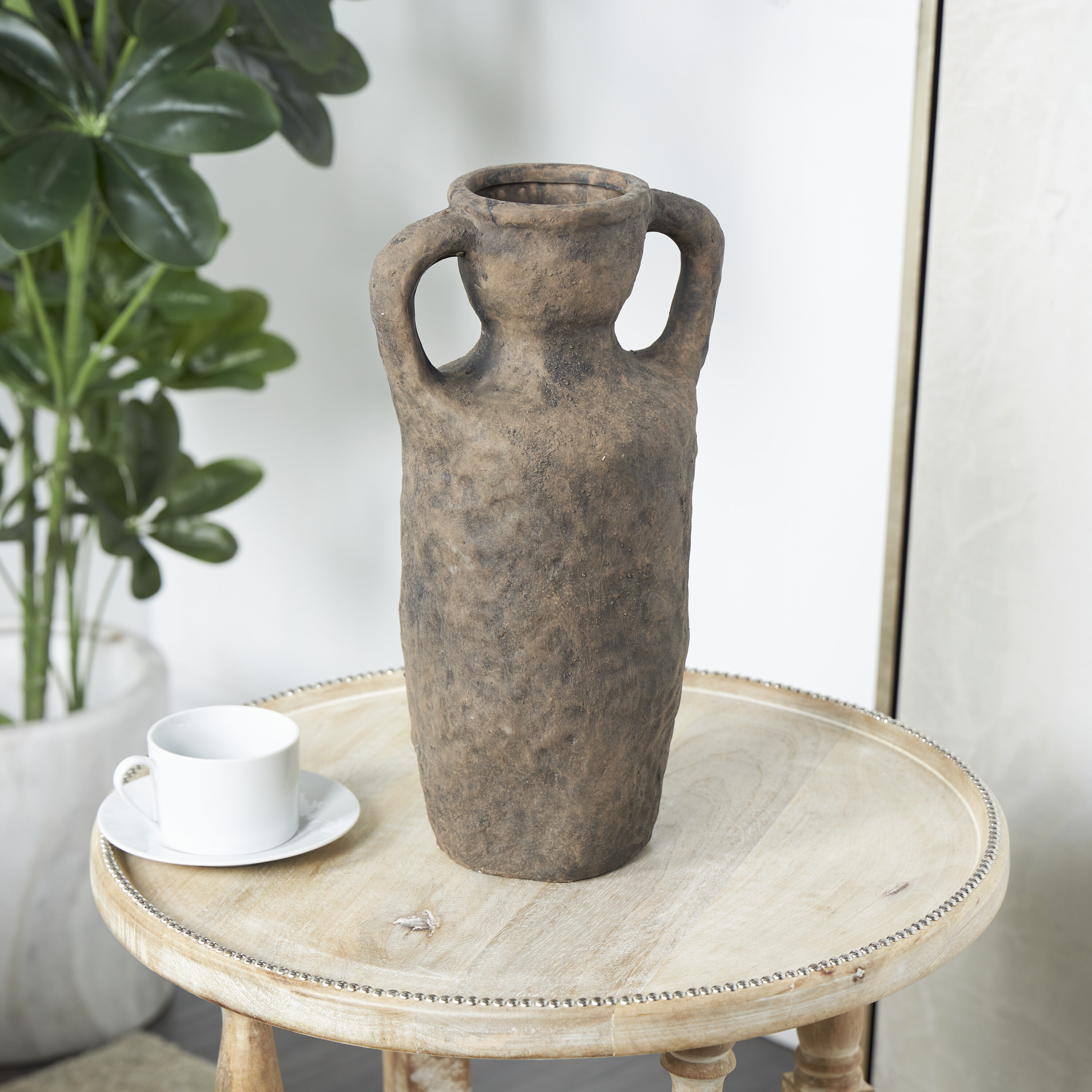 Grayson Lane 821300 Brown Stone Rustic Vase