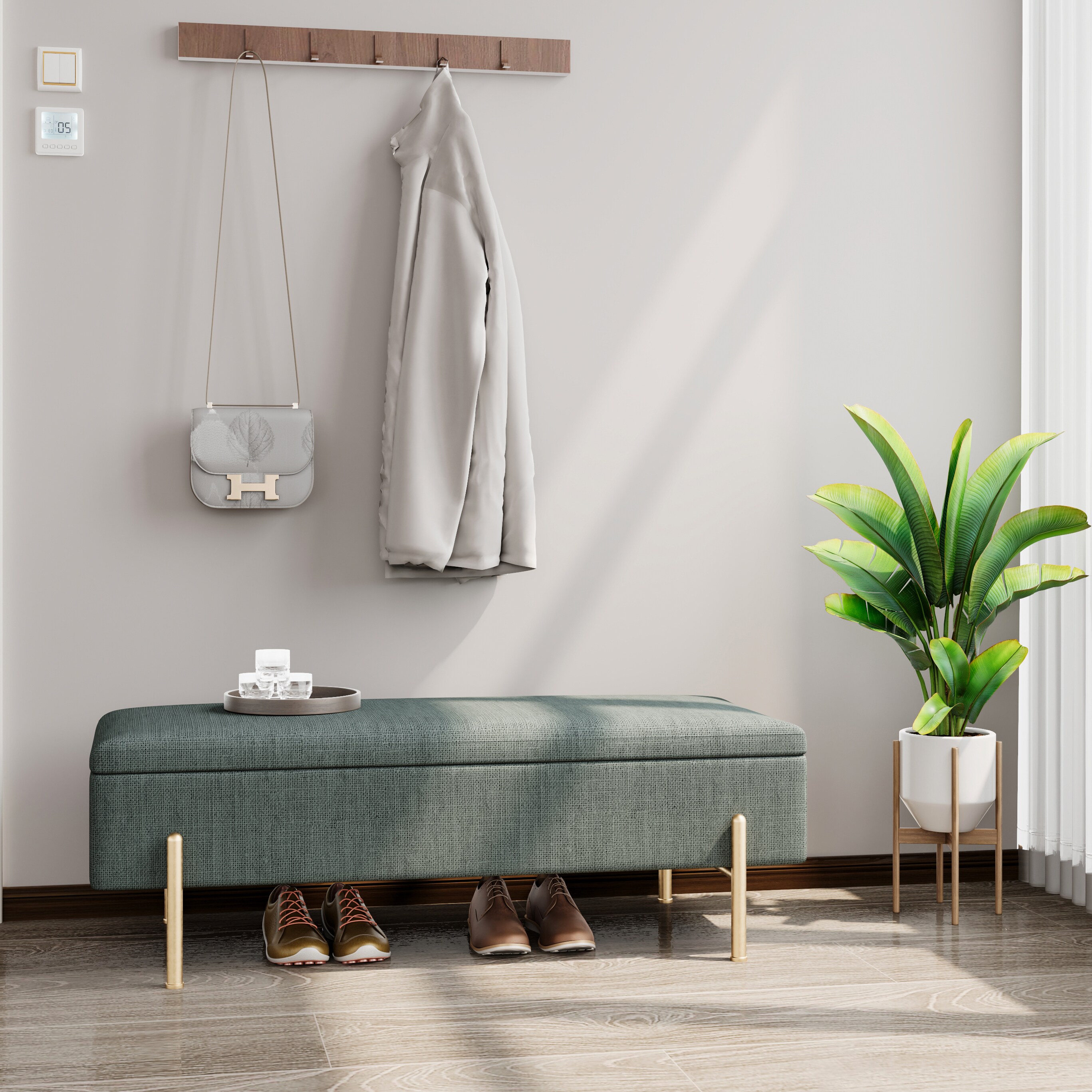 Lowes entryway bench discount