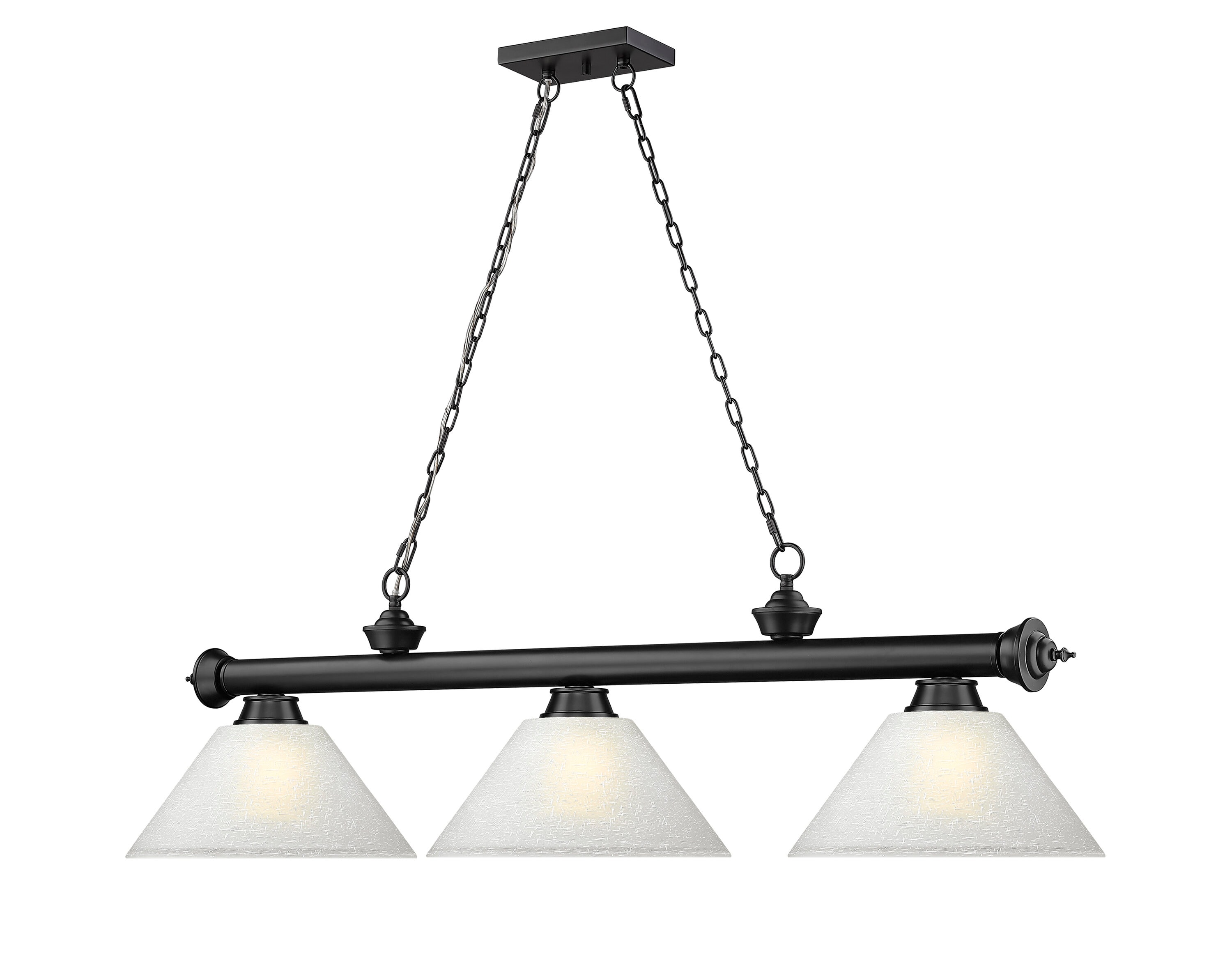 Z-Lite 2306-3MB-AWL14 Pool-Table-Lighting - View #3