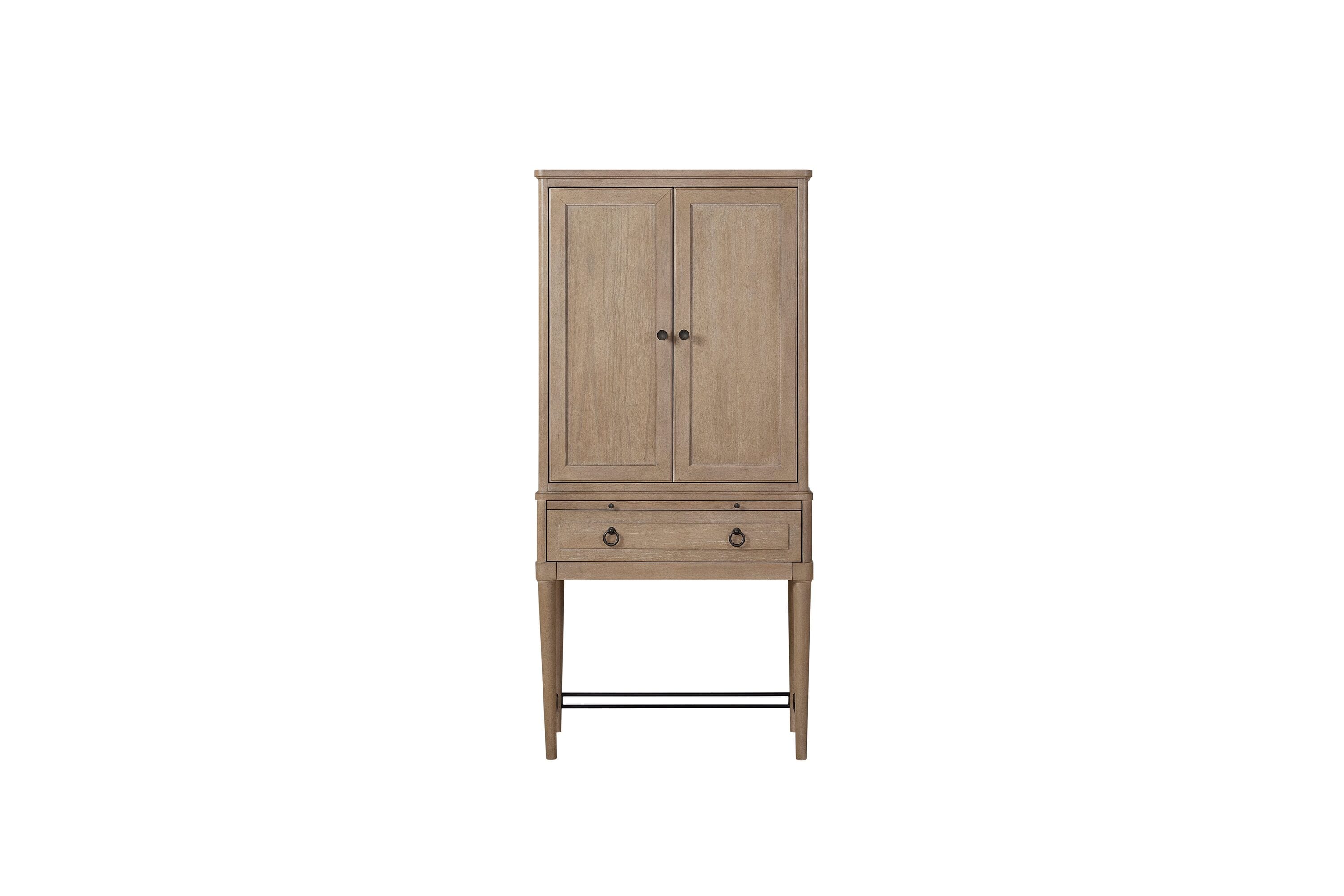 LOVMOR SF-H-B2699P224827 Bar Cabinet with Wine Storage Wine Glass Holder and 2 Storage Drawers