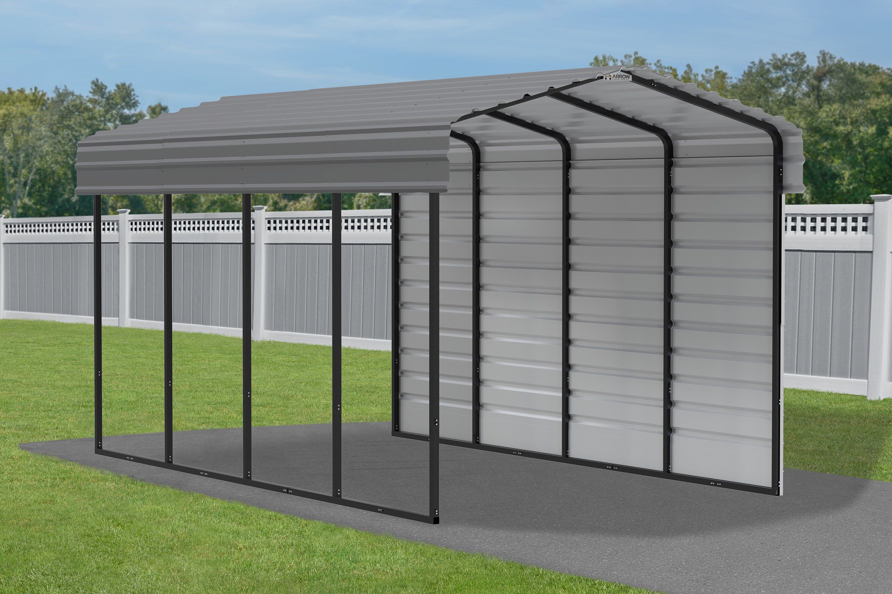 Arrow CPHC102009ECL1 Carport-Covers - View #11