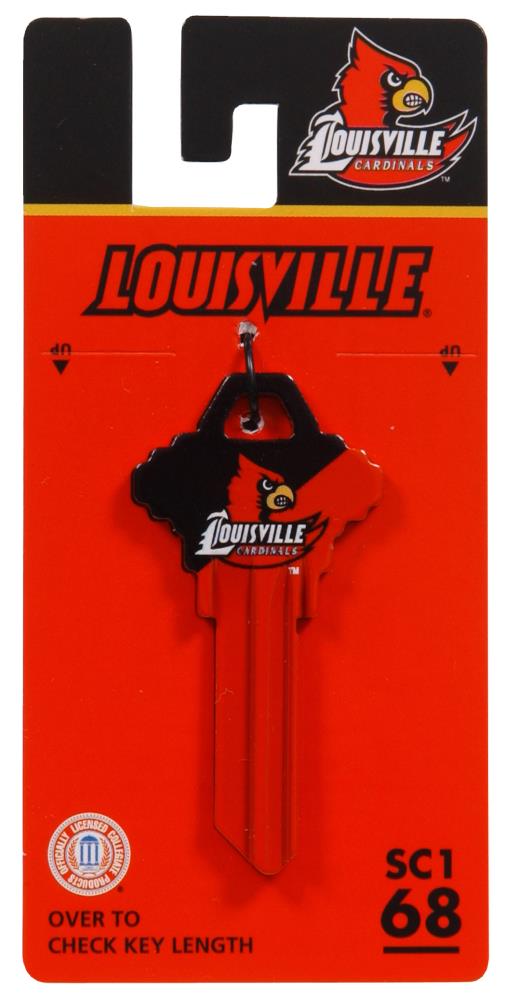 NCAA Louisville Cardinals T Wo-Tone Lanyard, Red, One Size