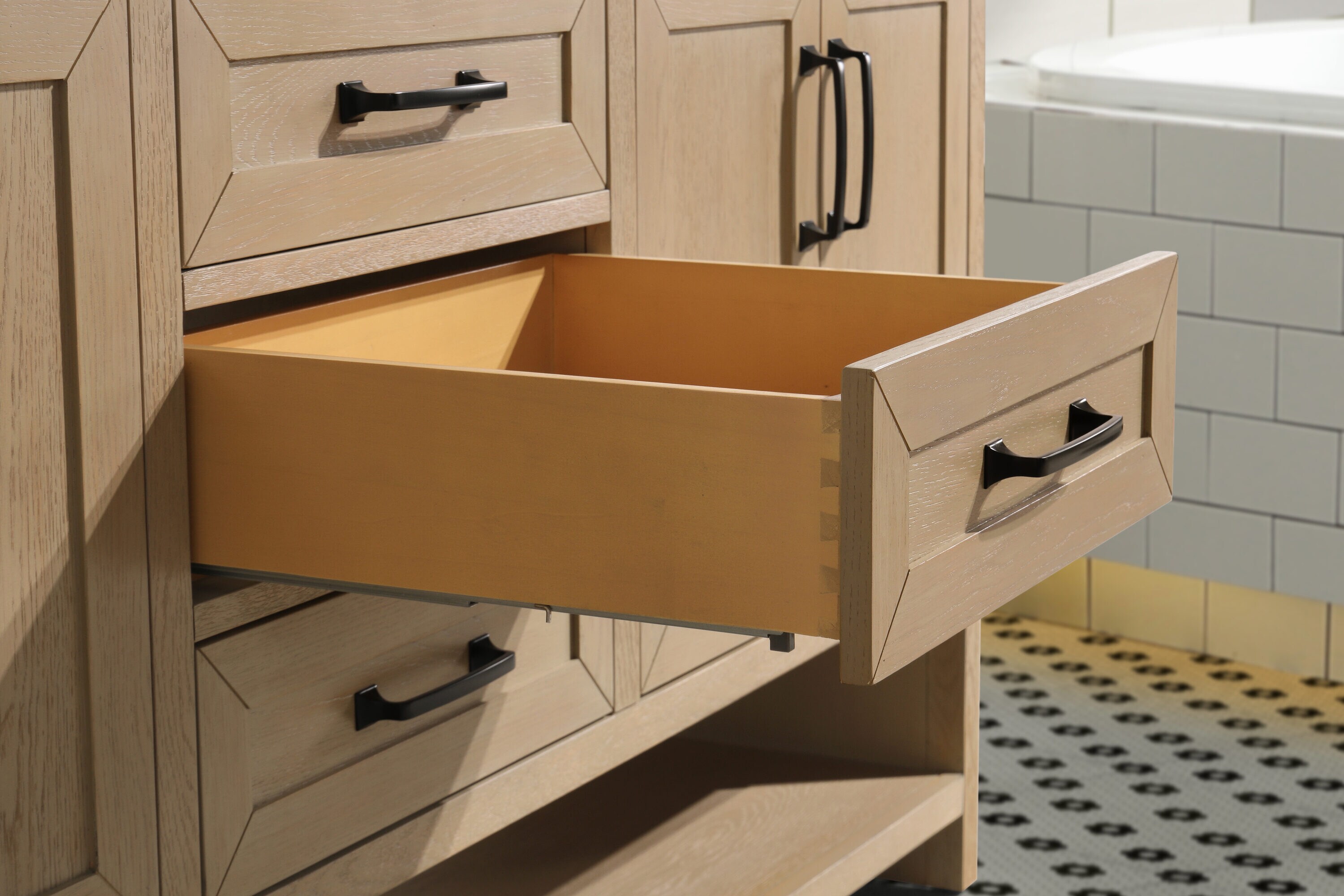 Ari Kitchen & Bath AKB-VENICE-72-OAKGRA Bath-Vanity-Combo - View #10