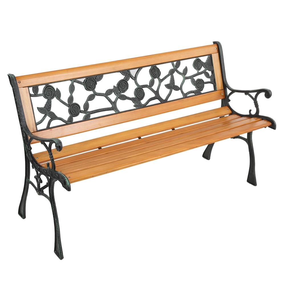 Winado LO1G26001367 49.5-Inches L Park Benches Iron Park Bench