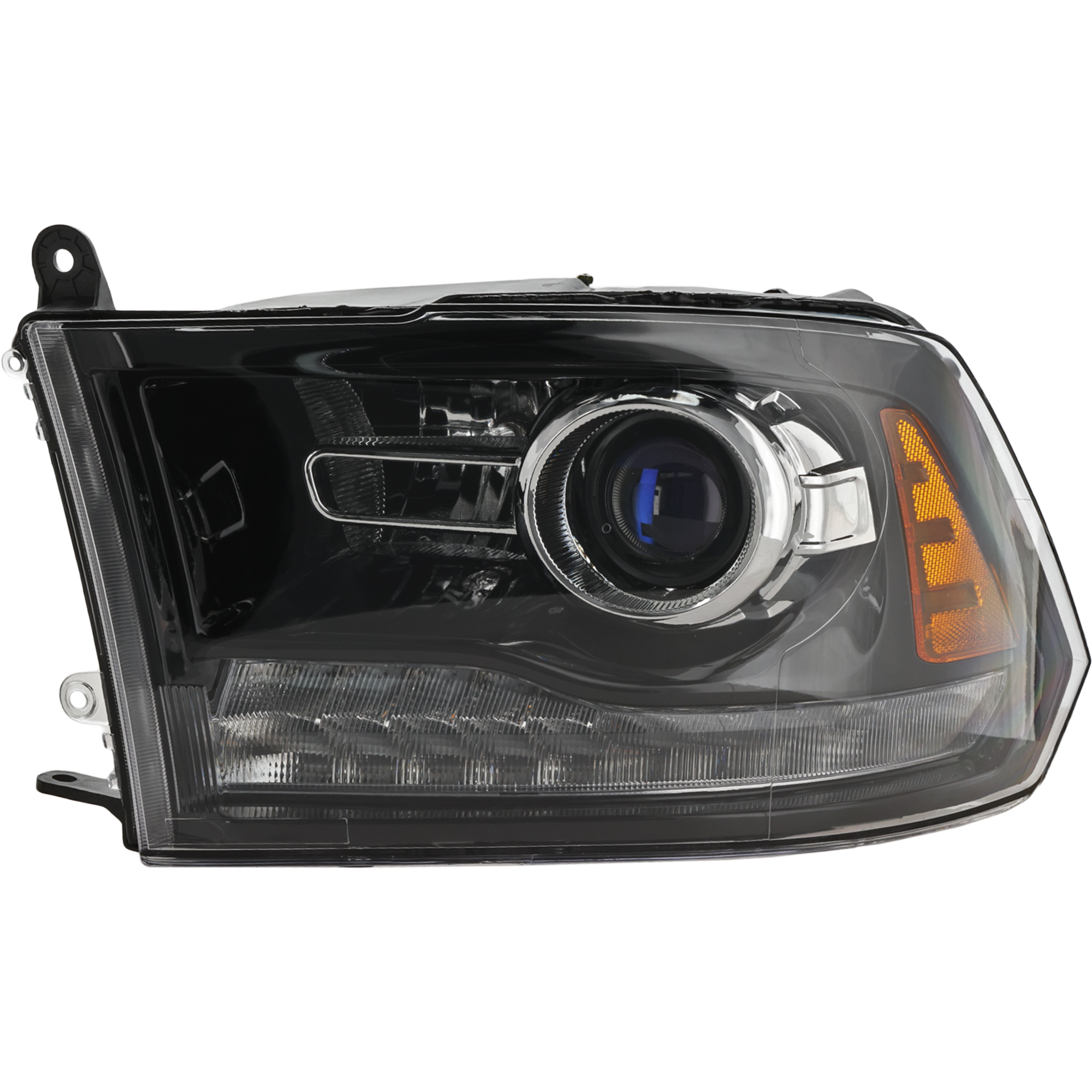 Garage-Pro JCWREPD100164QGP Driver Side Headlight For Ram 1500 2013-2014 Also Fits 2500 Halogen with Bulb(s) Capa For Models with Factory Projector Type Headlights Replaces# 68093221ab