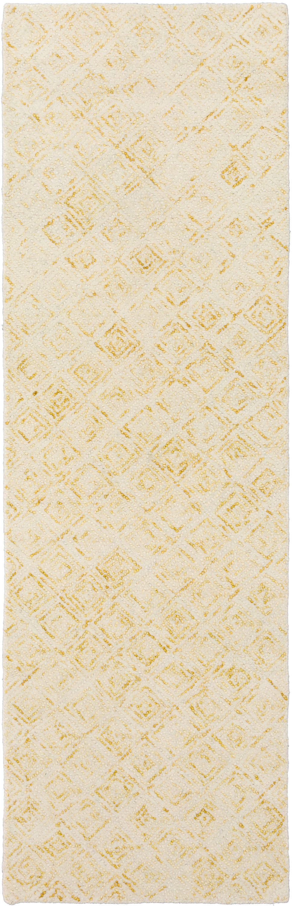 Addison Rugs ADL31MA2X8 Delilah 2 X 7 (ft) Wool Gold Indoor Geometric Bohemian/Eclectic Runner Rug