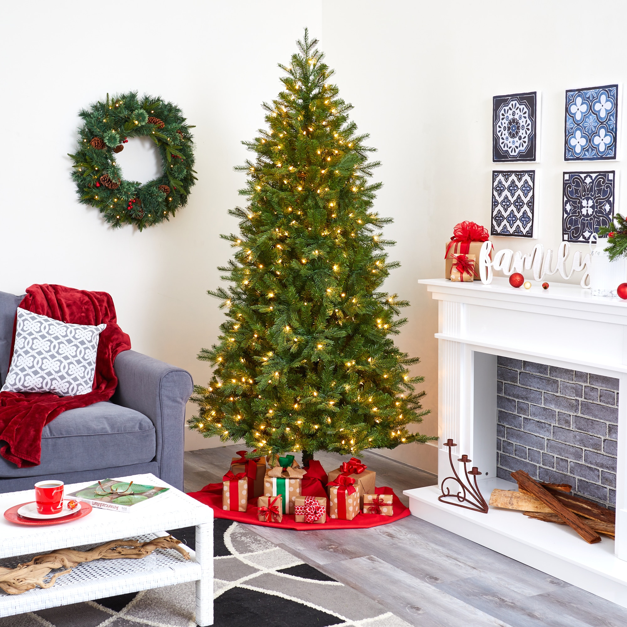 Nearly Natural T1486 Artificial-Christmas-Trees - View #9