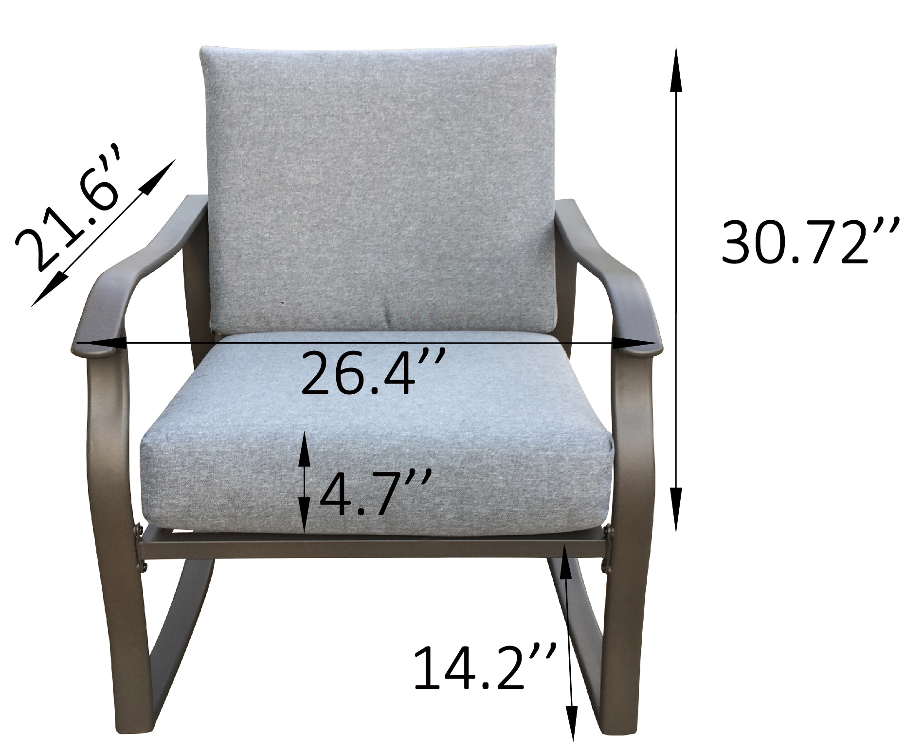 Kahomvis WS-QPW6-2243 Patio-Conversation-Sets - View #7