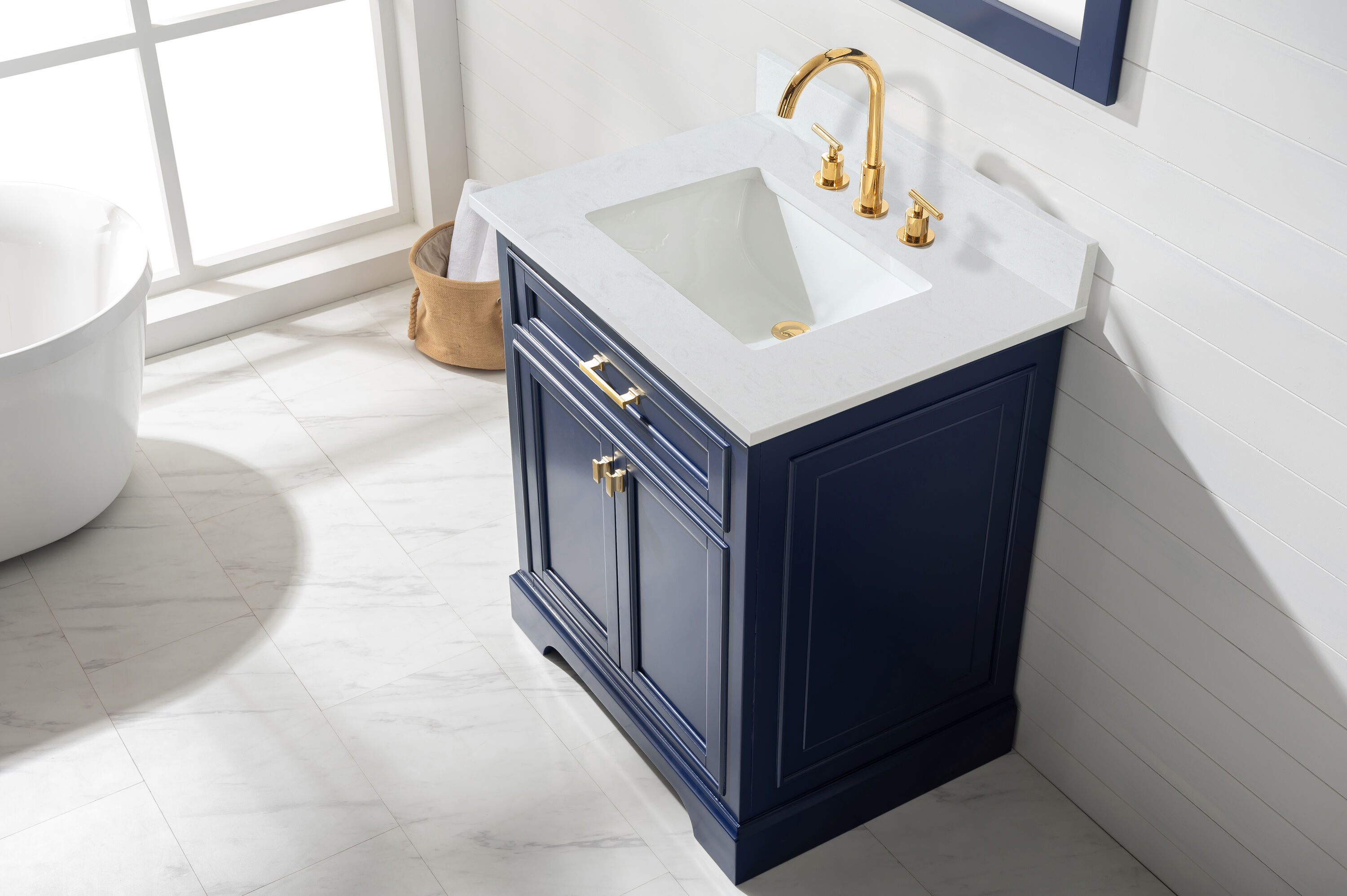 Design Element ML-30-BLU Bath-Vanity-Combo - View #4