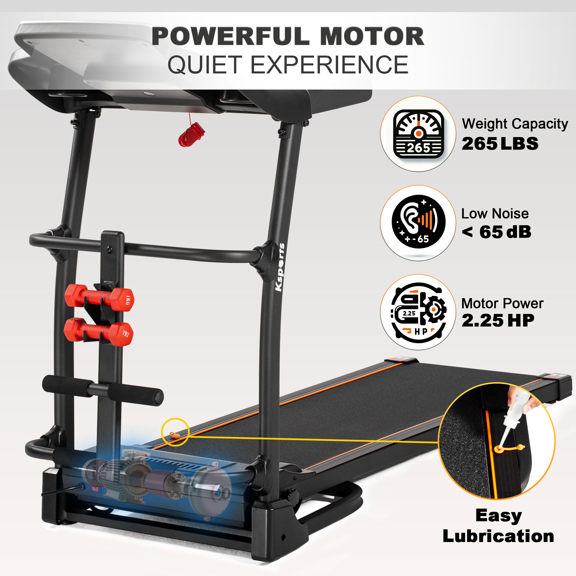 KSPORTS B08VHJNR6K-LJJ2001 treadmills - View #2