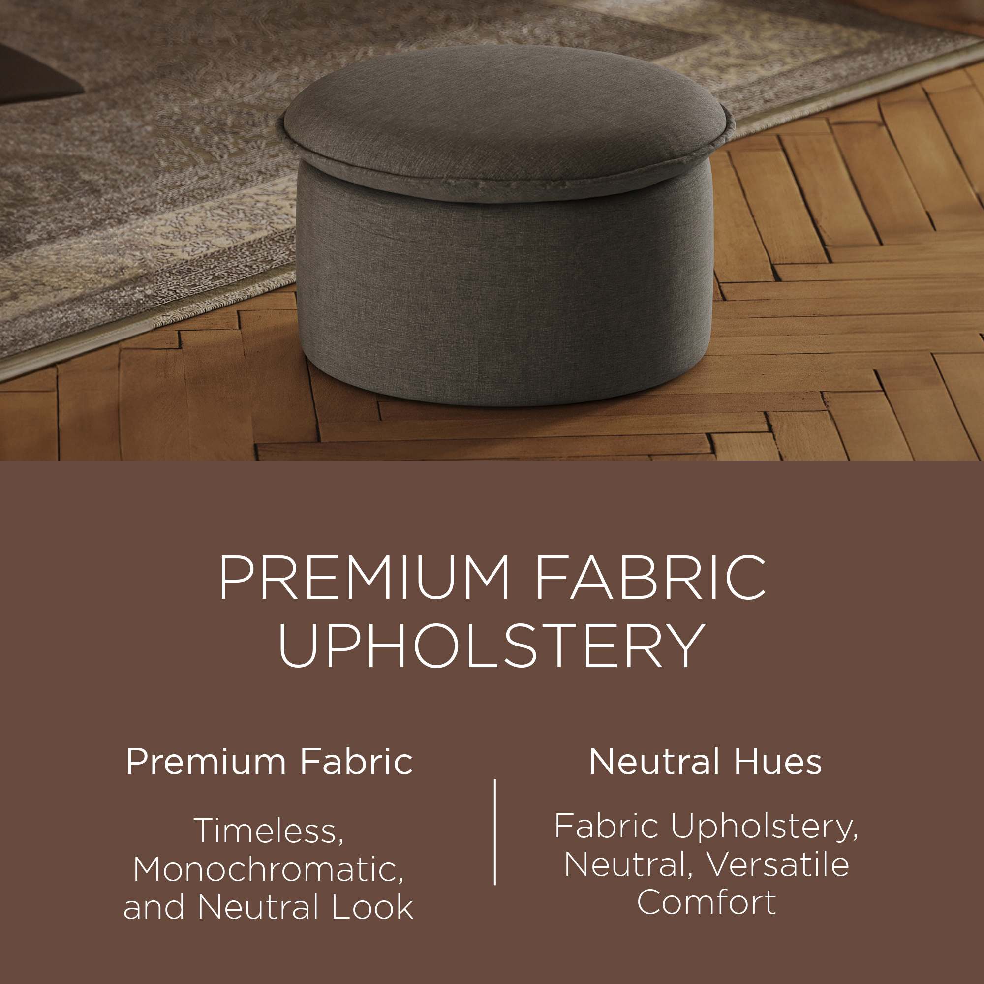 Maven Lane ML355305-FOM-SL Indoor-Ottomans - View #2