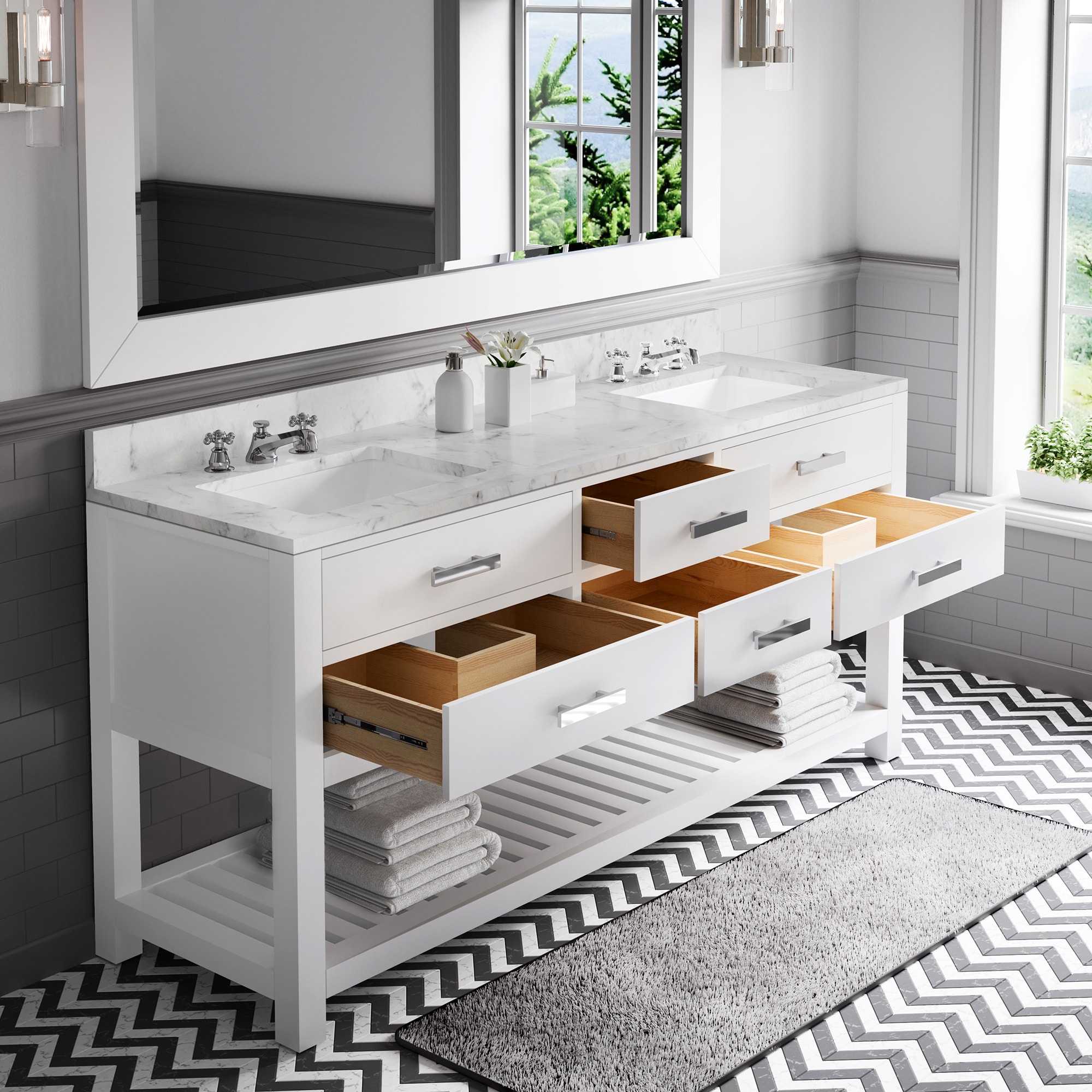 Water Creation MADALYN72WB Bath-Vanity-Combo - View #4